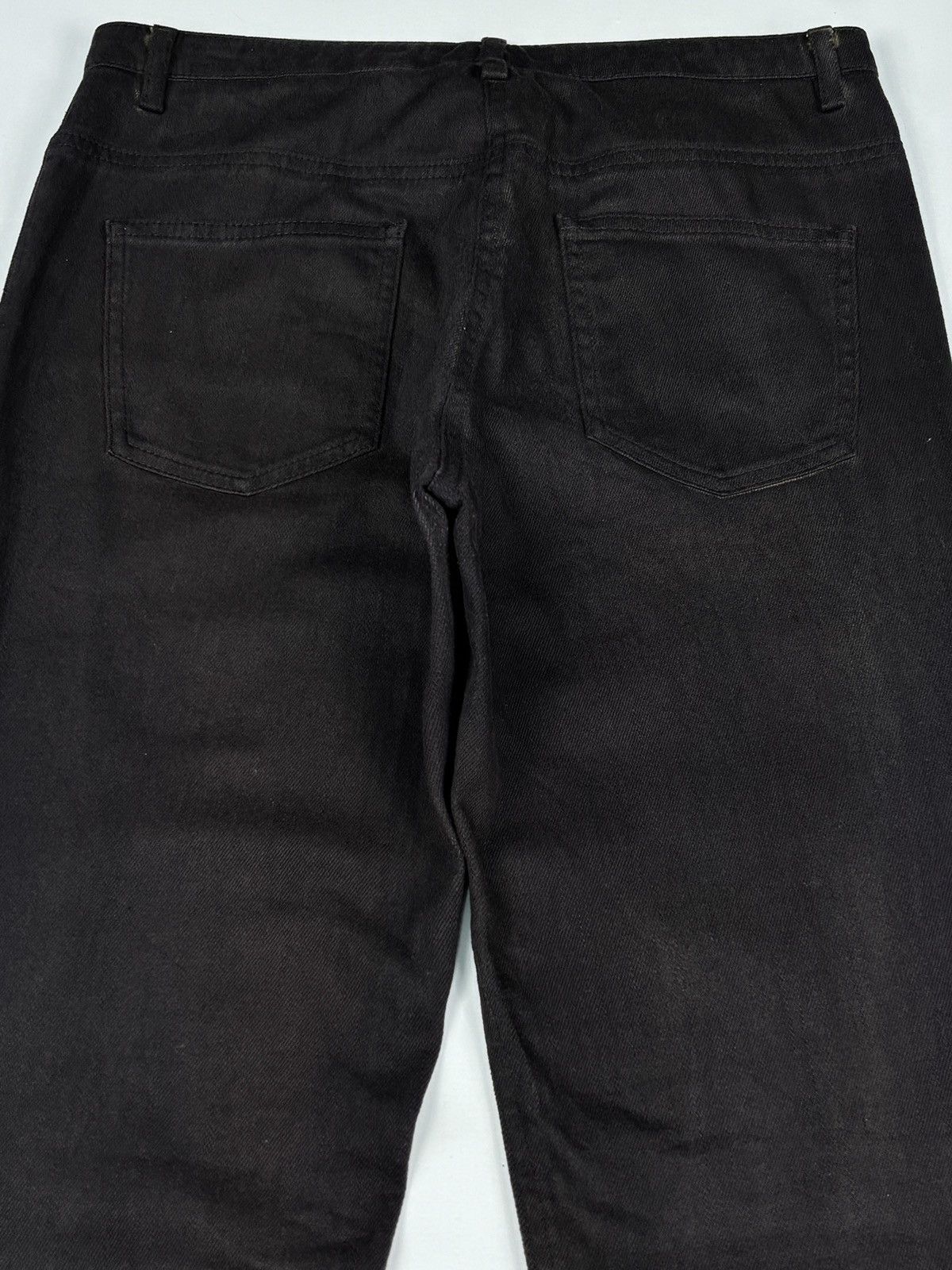 Chanel F/W 2008 Karl Lagerfield Era Pleated Hem Slim Fit Jeans Size 29" - 15 Thumbnail