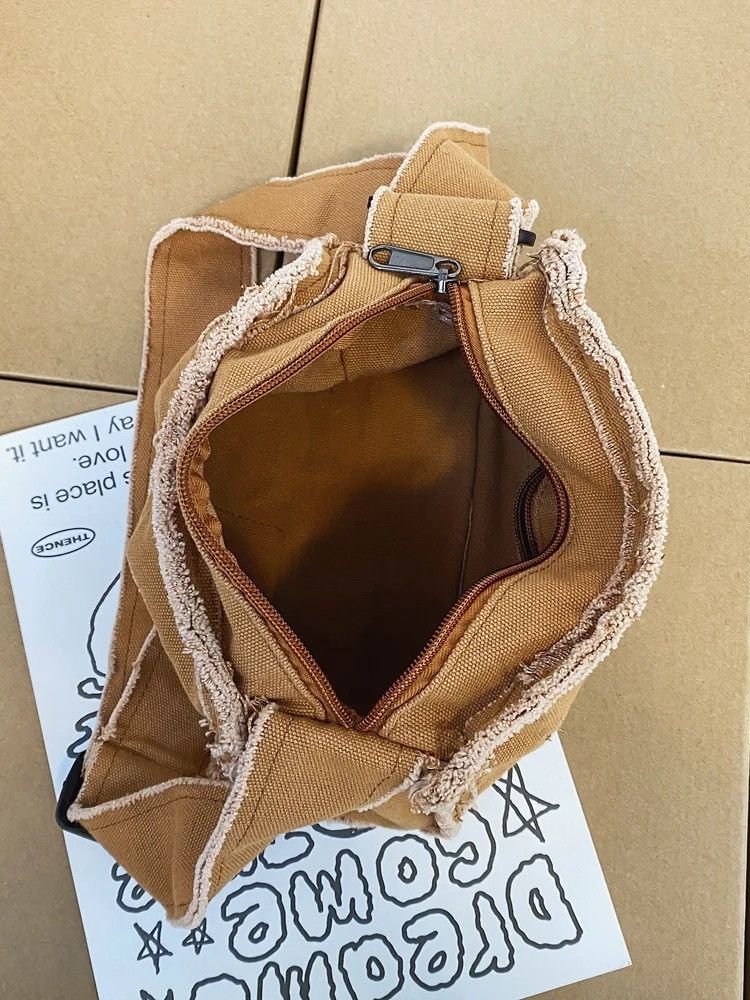 Vintage Canvas Shoulder Bag Size ONE SIZE - 4 Thumbnail