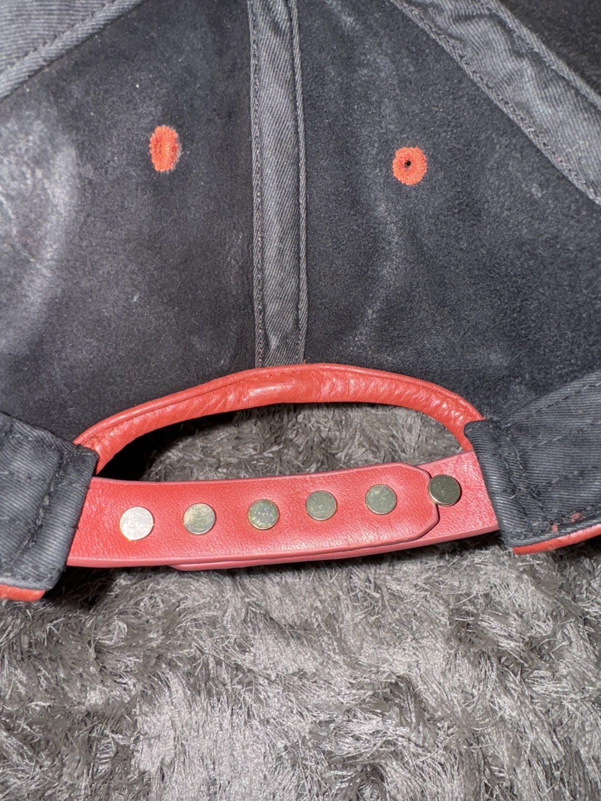 Buscemi Buscemi Postback Cow Leather Hat OS Size ONE SIZE - 1 Thumbnail