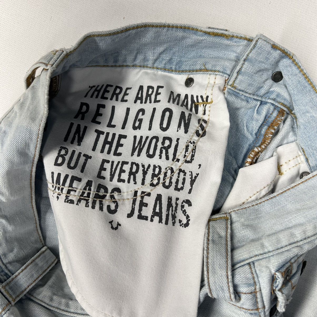 True Religion True Religion Jean Shorts Ricky Relaxed Straight Pocket Flap Size US 32 / EU 48 - 11 Thumbnail