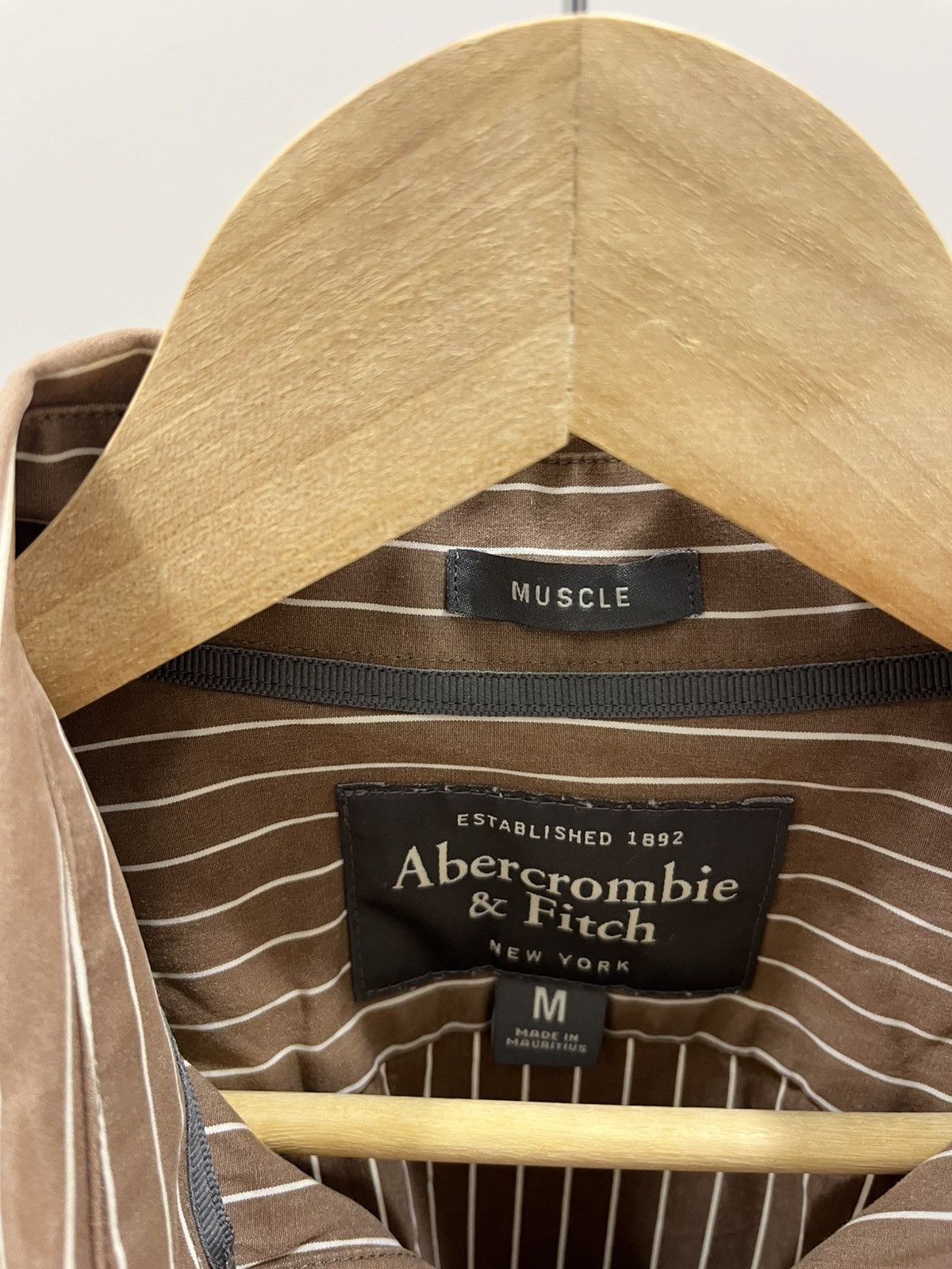 Abercrombie & Fitch Abercrombie & Fitch Y2K Made in USA striped shirt Size US M / EU 48-50 / 2 - 4 Thumbnail