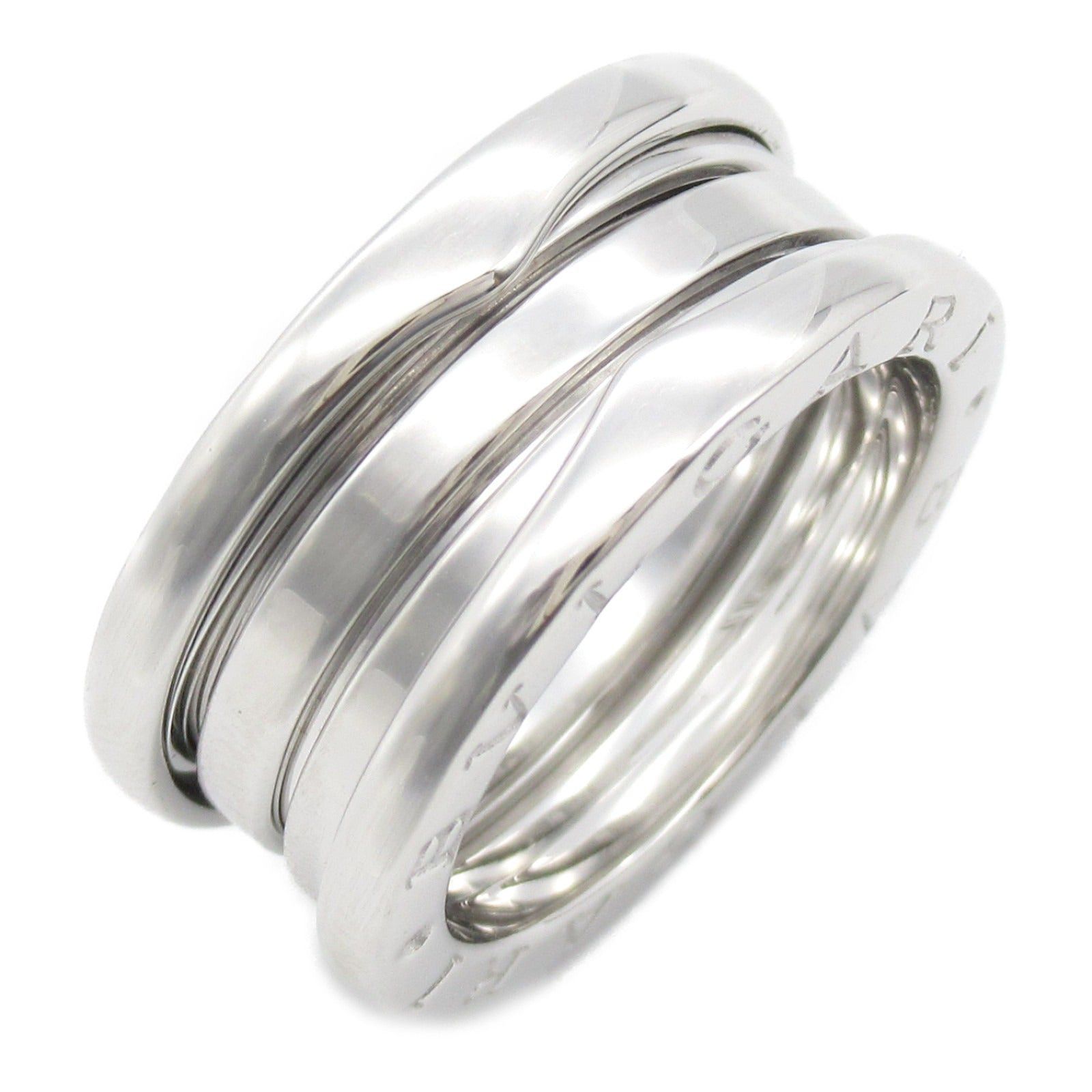 Bvlgari Bvlgari B Zero One Ring S Size K18Wg (White Gold) Silver Size ONE SIZE - 1 Thumbnail