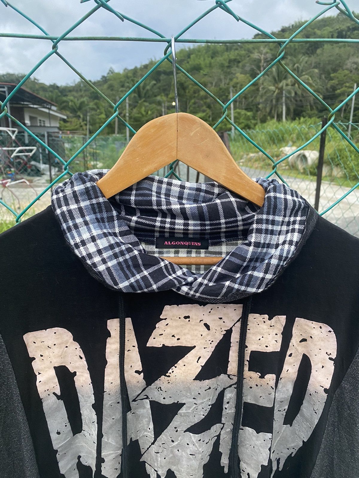 Japanese Brand Algonquins DAZER spellout reconstructed punk shirts Size XL / US 12-14 / IT 48-50 - 3 Thumbnail