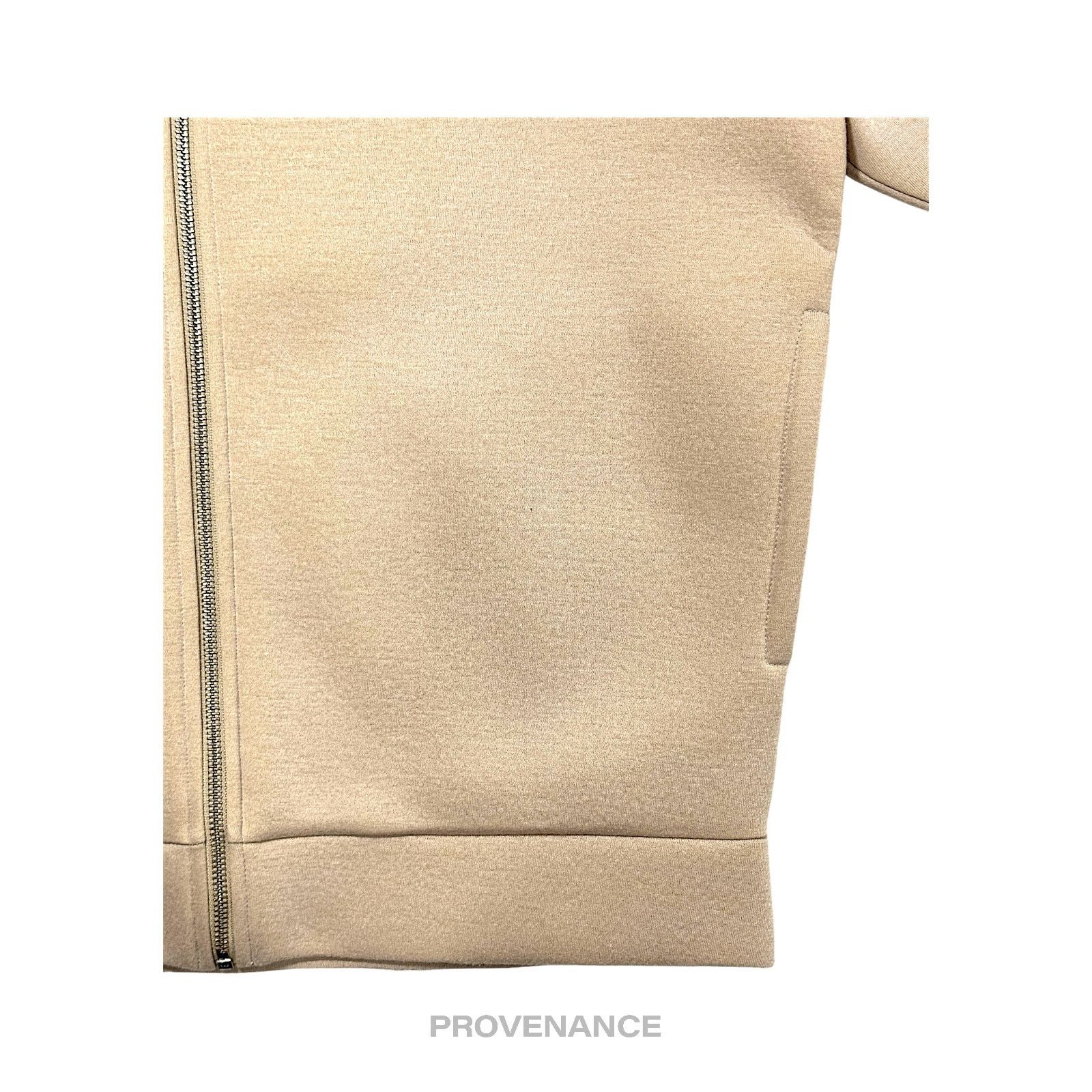 Oak + Fort 🔴 OAK + FORT Structured Bomber Jacket - Beige S Size US S / EU 44-46 / 1 - 5 Thumbnail
