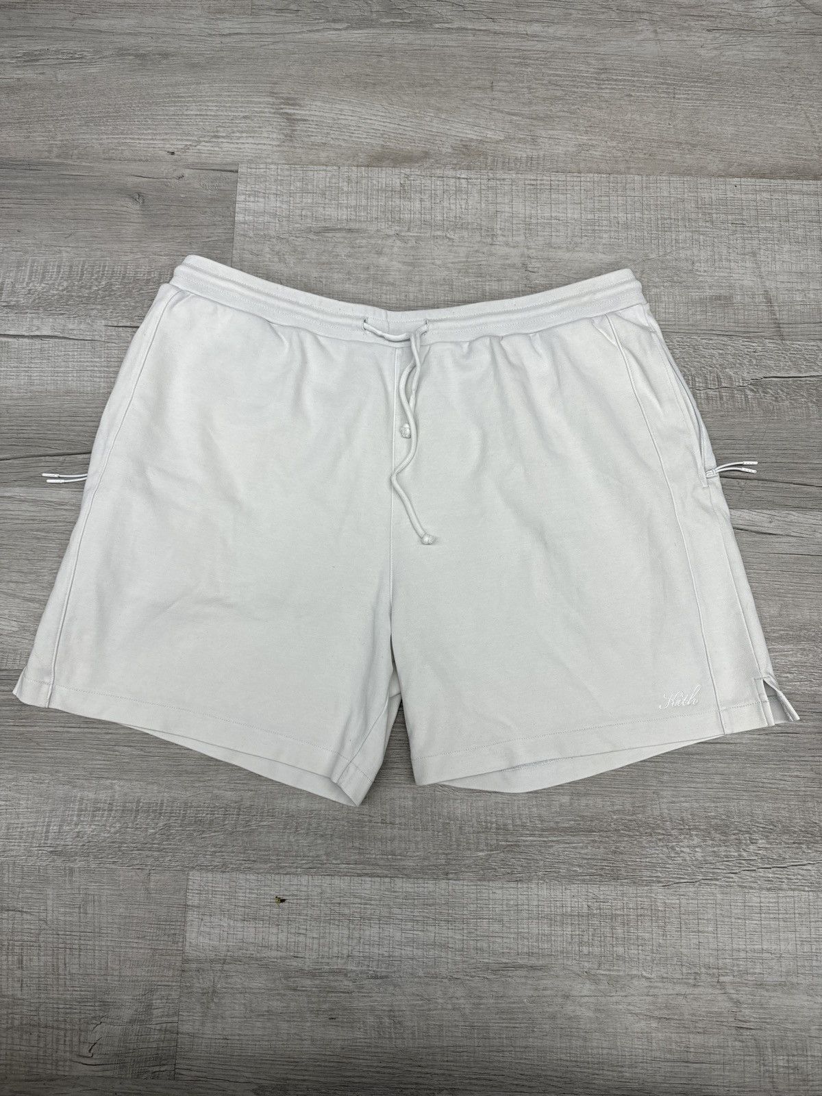 image of Kith Jogger Shorts in White, Men's (Size 38)