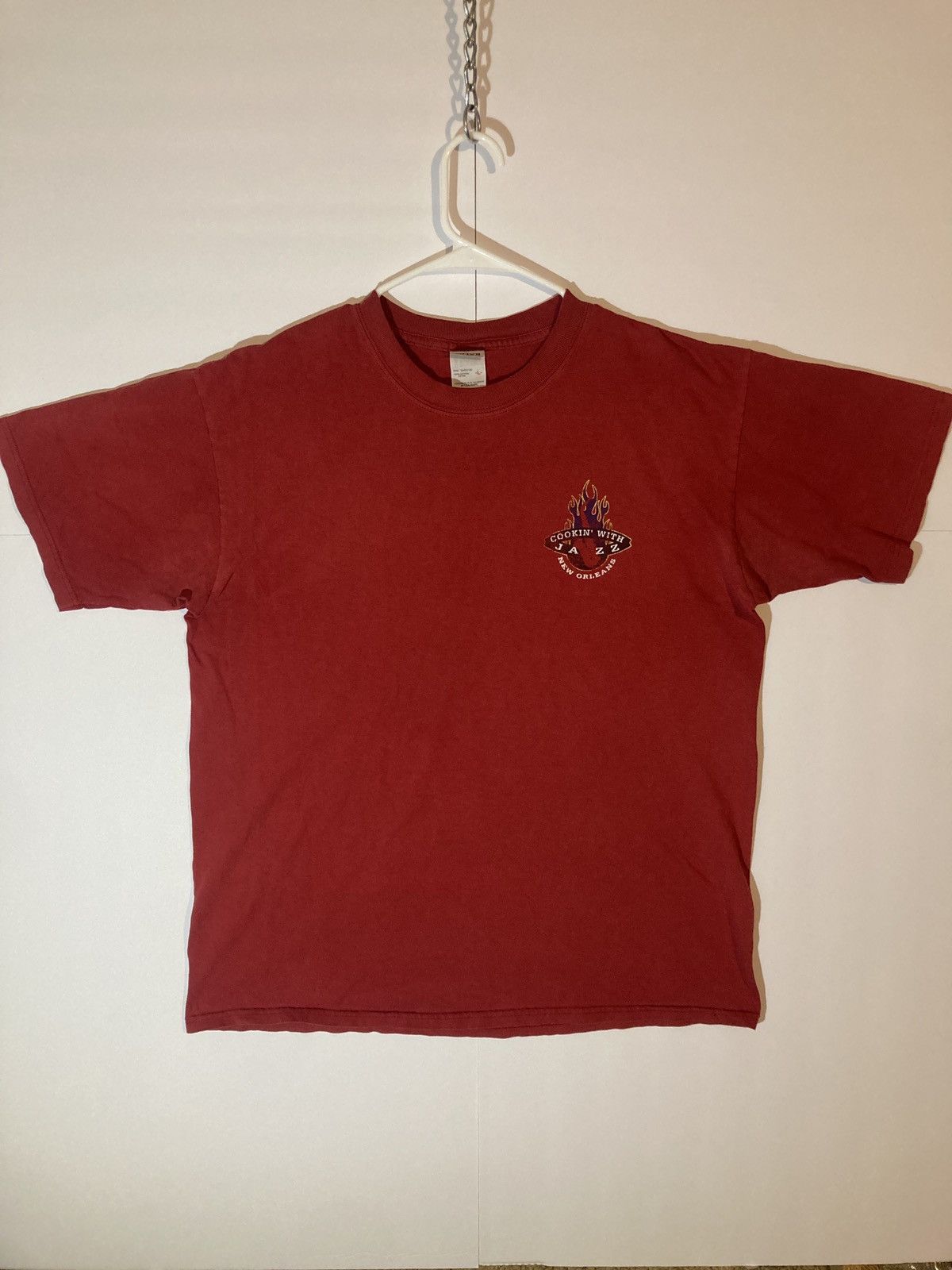 Vintage Vintage cookin with jazz pinup graphic tee Size US L / EU 52-54 / 3 - 3 Thumbnail