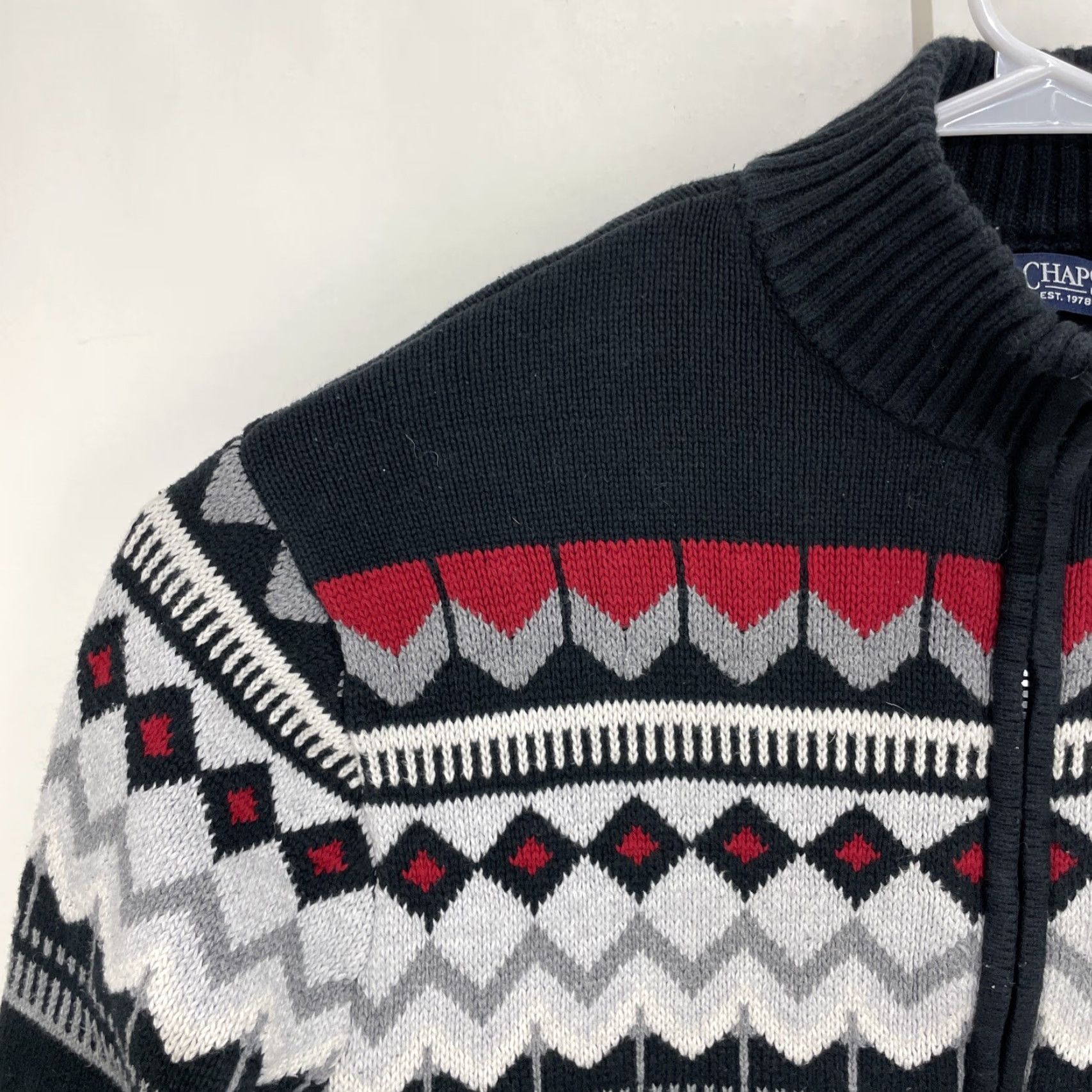 Chaps Chaps Long Sleeve Sweater Full Zip Patch Pocket Knit Cotton Jacket XXL 2XL Size US XXL / EU 58 / 5 - 4 Thumbnail