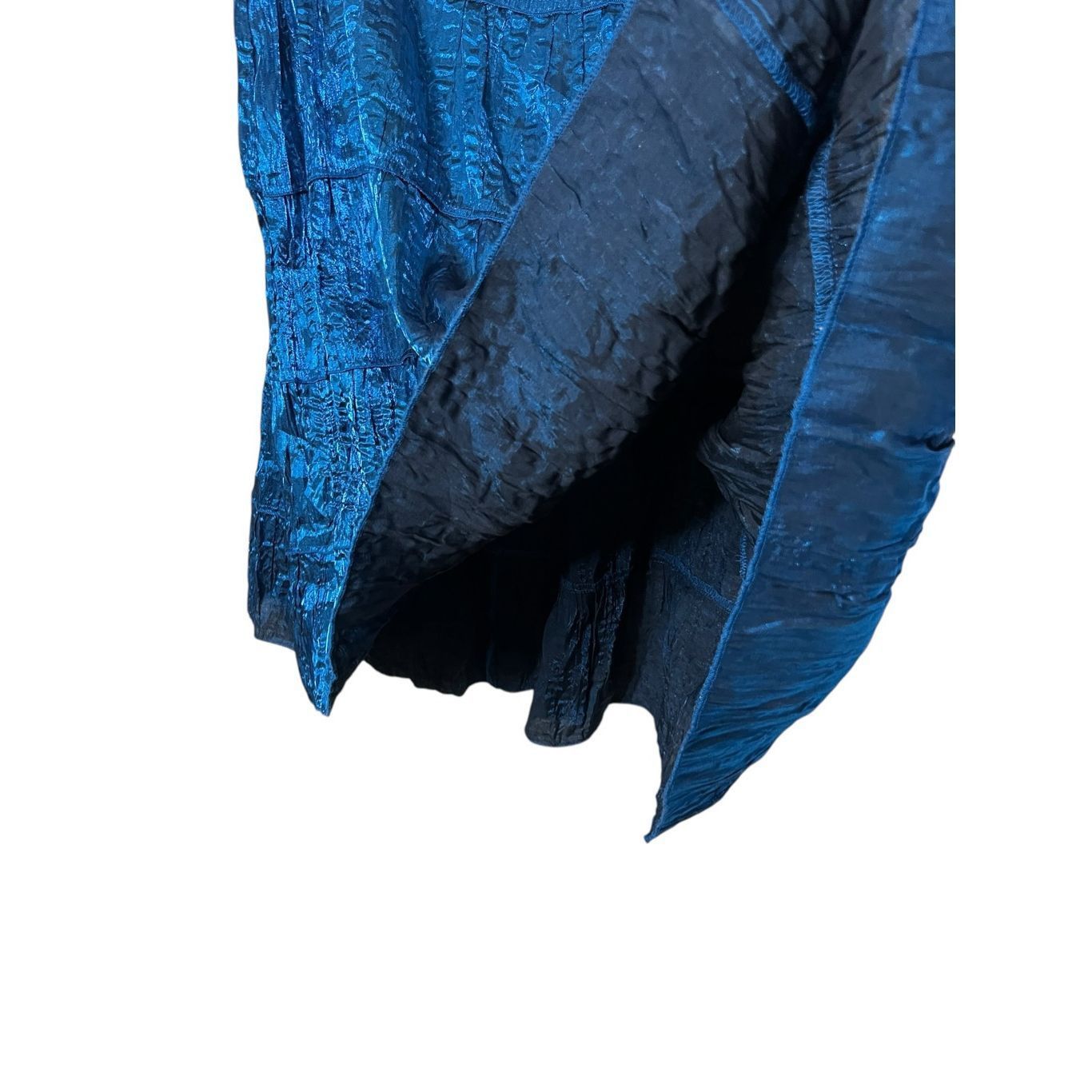 Other Vintage Notations Blue Tiered Maxi Skirt Size XL Size 36" / US 14 / IT 50 - 5 Thumbnail