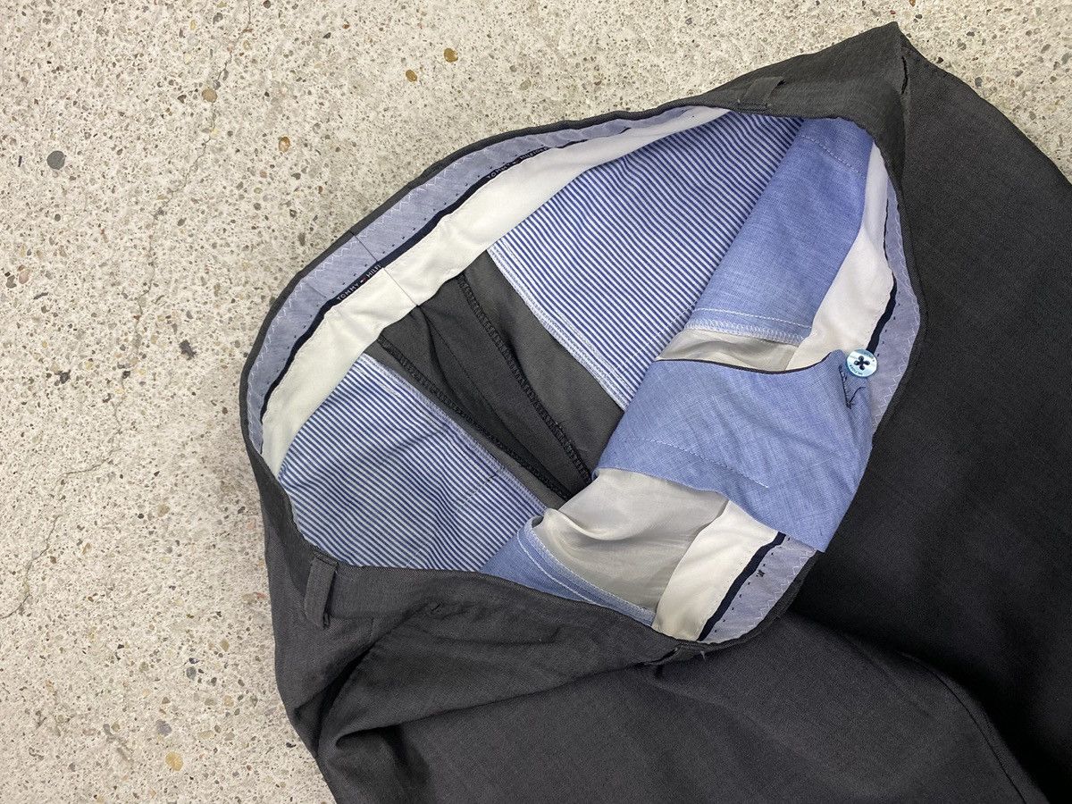 Tommy hilfiger suit grey old money classy