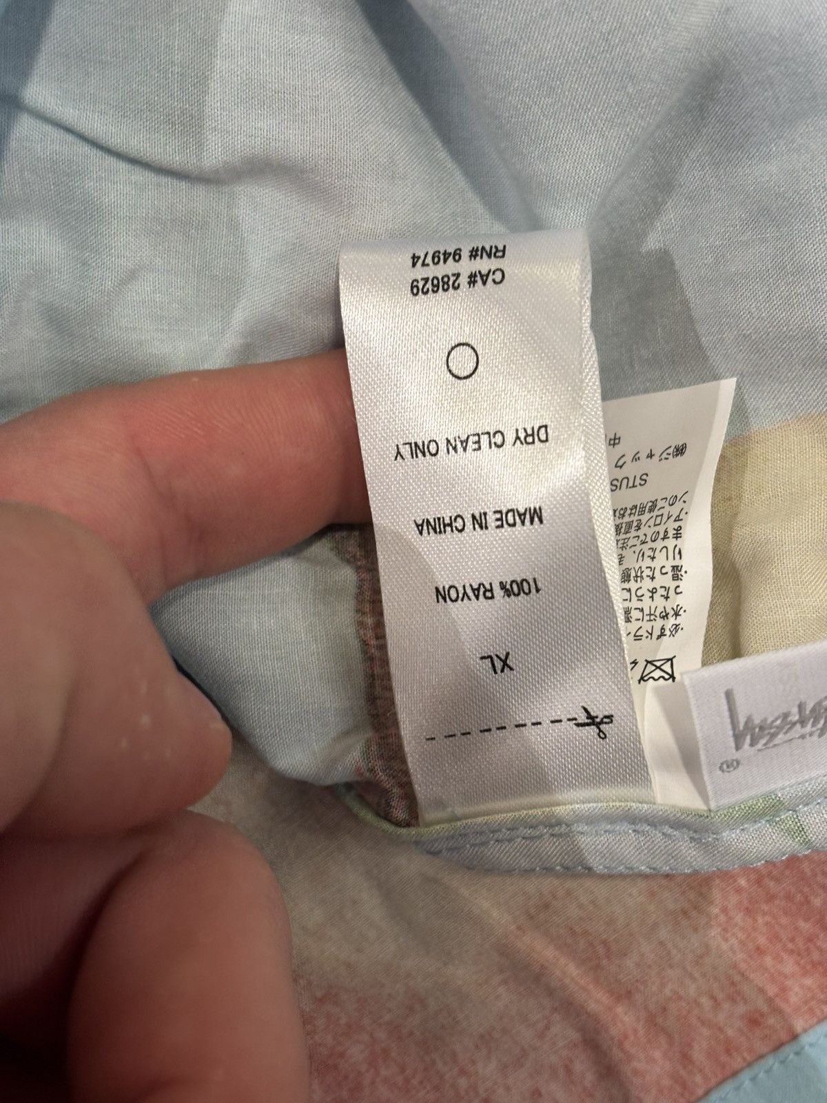 Stussy Stüssy Peach Pattern Button Up Size US XL / EU 56 / 4 - 6 Thumbnail