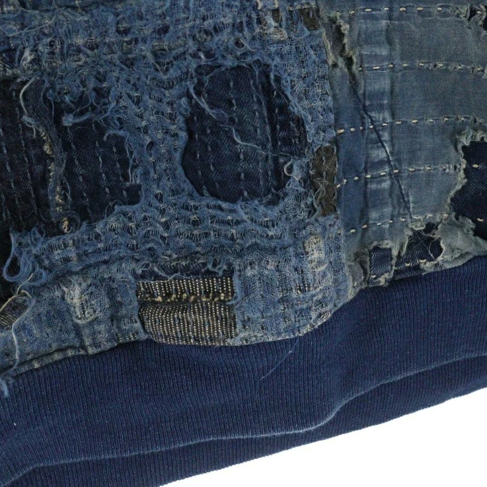 Kapital KAPITAL KOUNTRY 25SS BORO FLEECE INDIGO HALF ZIP VEST jacket Size US L / EU 52-54 / 3 - 4 Thumbnail
