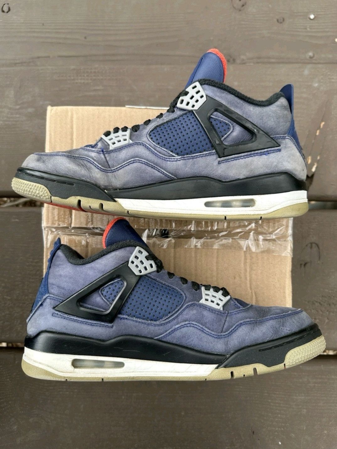 Jordan Brand Nike Air Jordan Retro 4 Winter Loyal Blue Size 10.5 Men Size US 10.5 / EU 43-44 - 3 Thumbnail