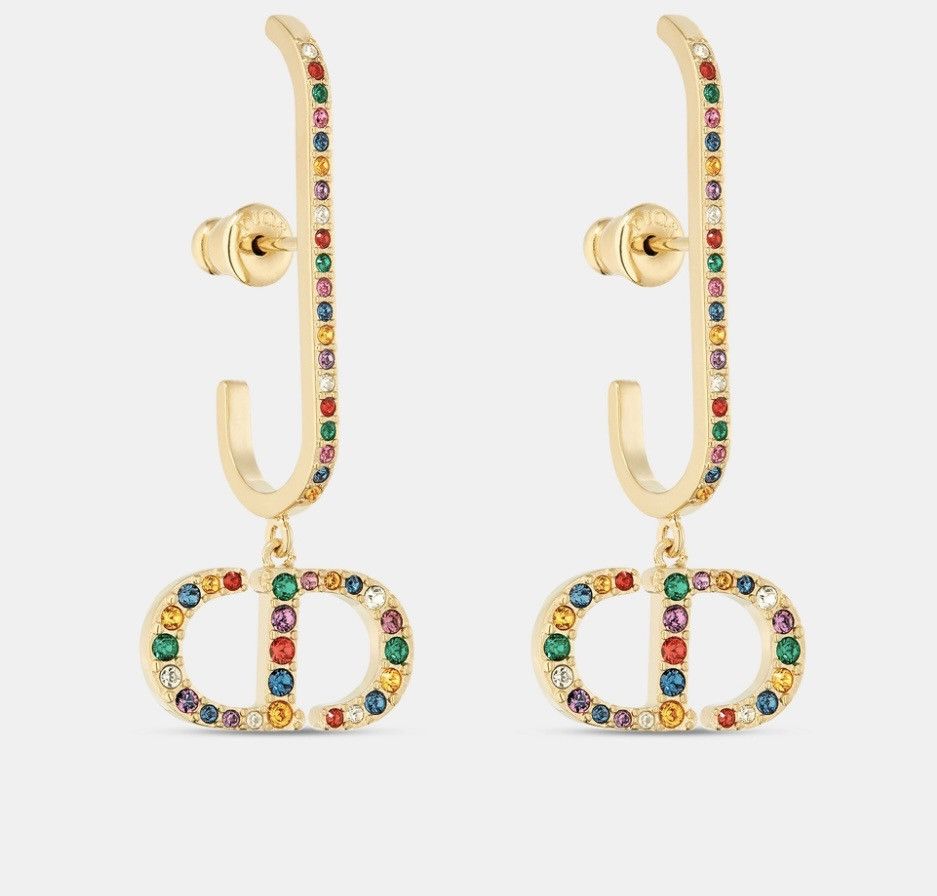 Dior Dior 30 MONTAIGNE EARRINGS Gold-Finish Metal Size ONE SIZE - 1 Thumbnail