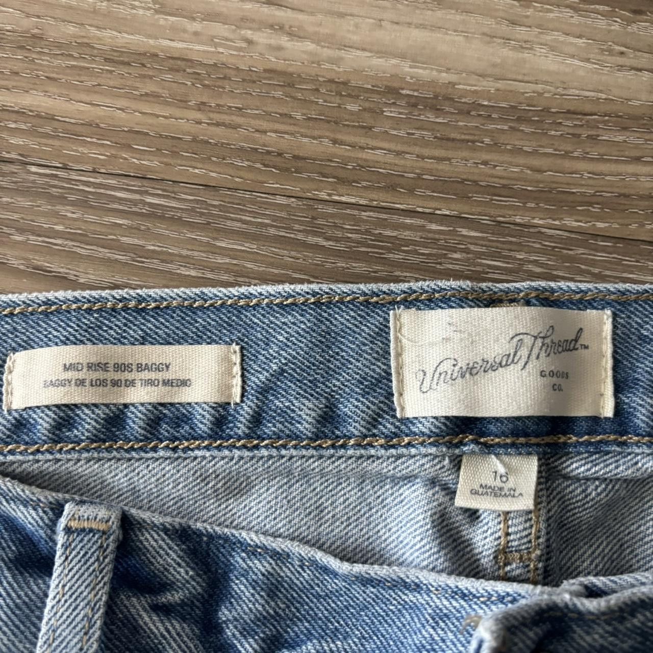 Japanese Brand Crazy Vintage Y2K/2000s Baggy Light Wash Skater Style Denim Jeans! 38x33 Size US 38 / EU 54 - 7 Thumbnail