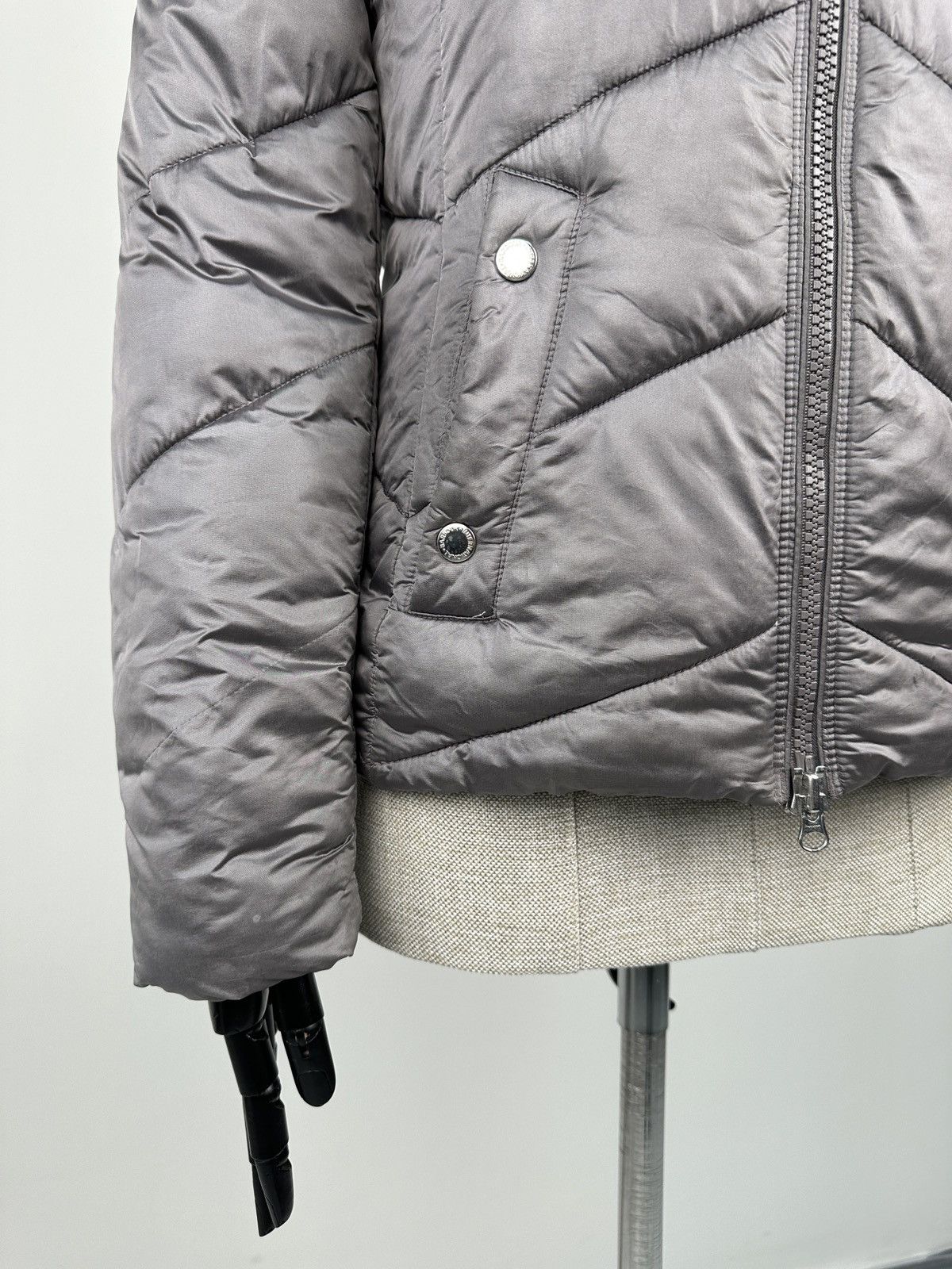 Barbour BARBOUR INTERNATIONAL Motegi Quilt Jacket Silver Women’s Size S / US 4 / IT 40 - 10 Thumbnail
