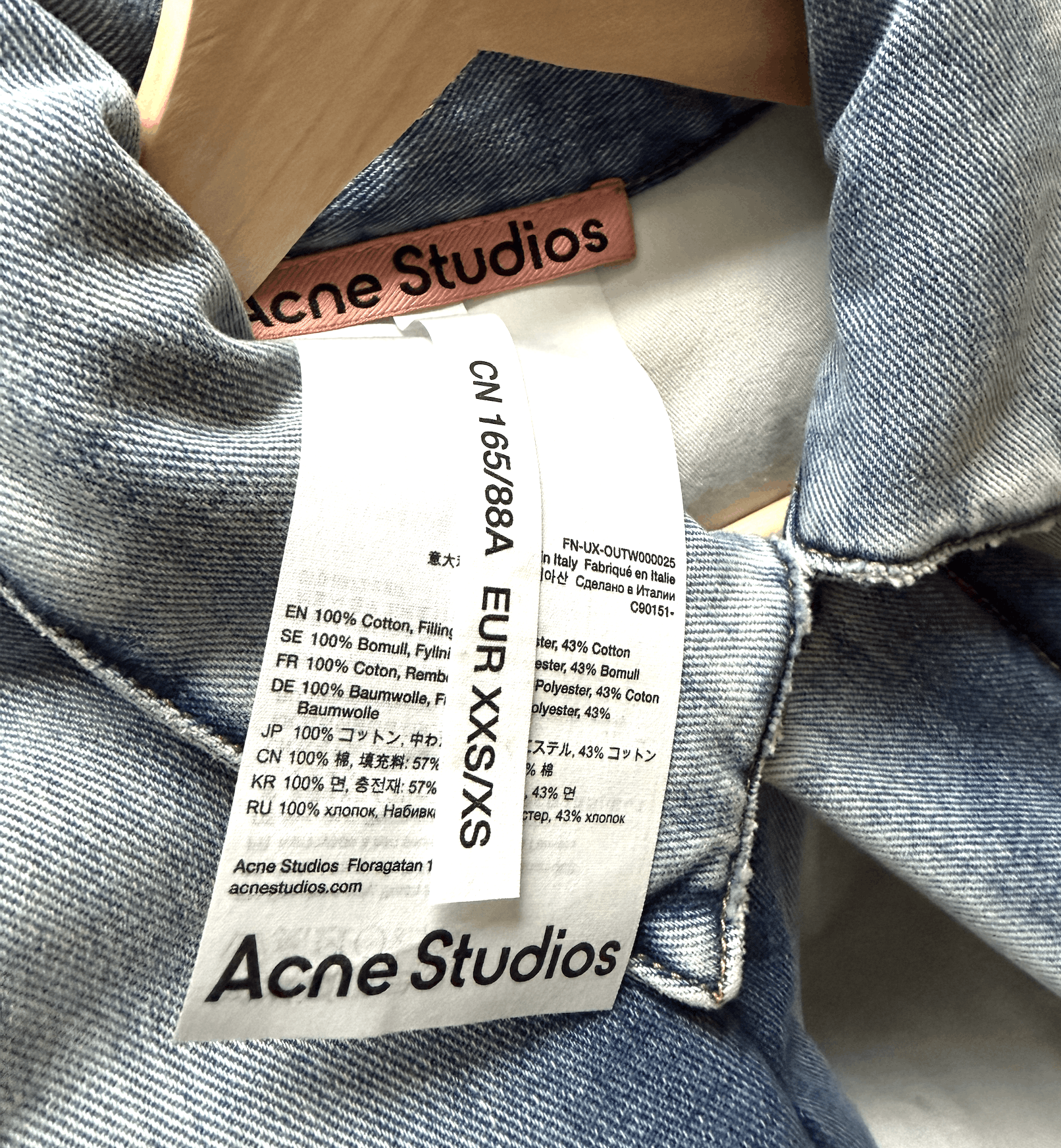 Acne Studios Kataya Denim Jacket Size US S / EU 44-46 / 1 - 4 Thumbnail