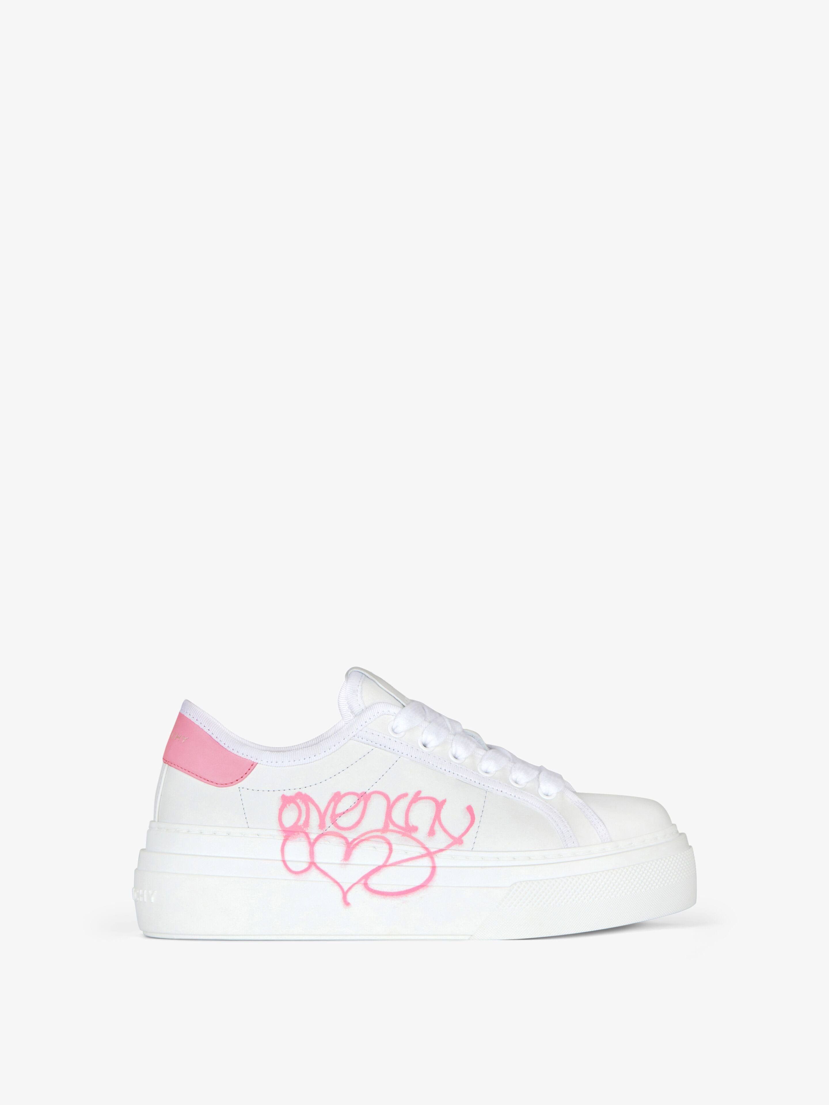 Givenchy o1loc1c0724 City Platform Sneakers in White Size US 8 / IT 38 - 1 Thumbnail