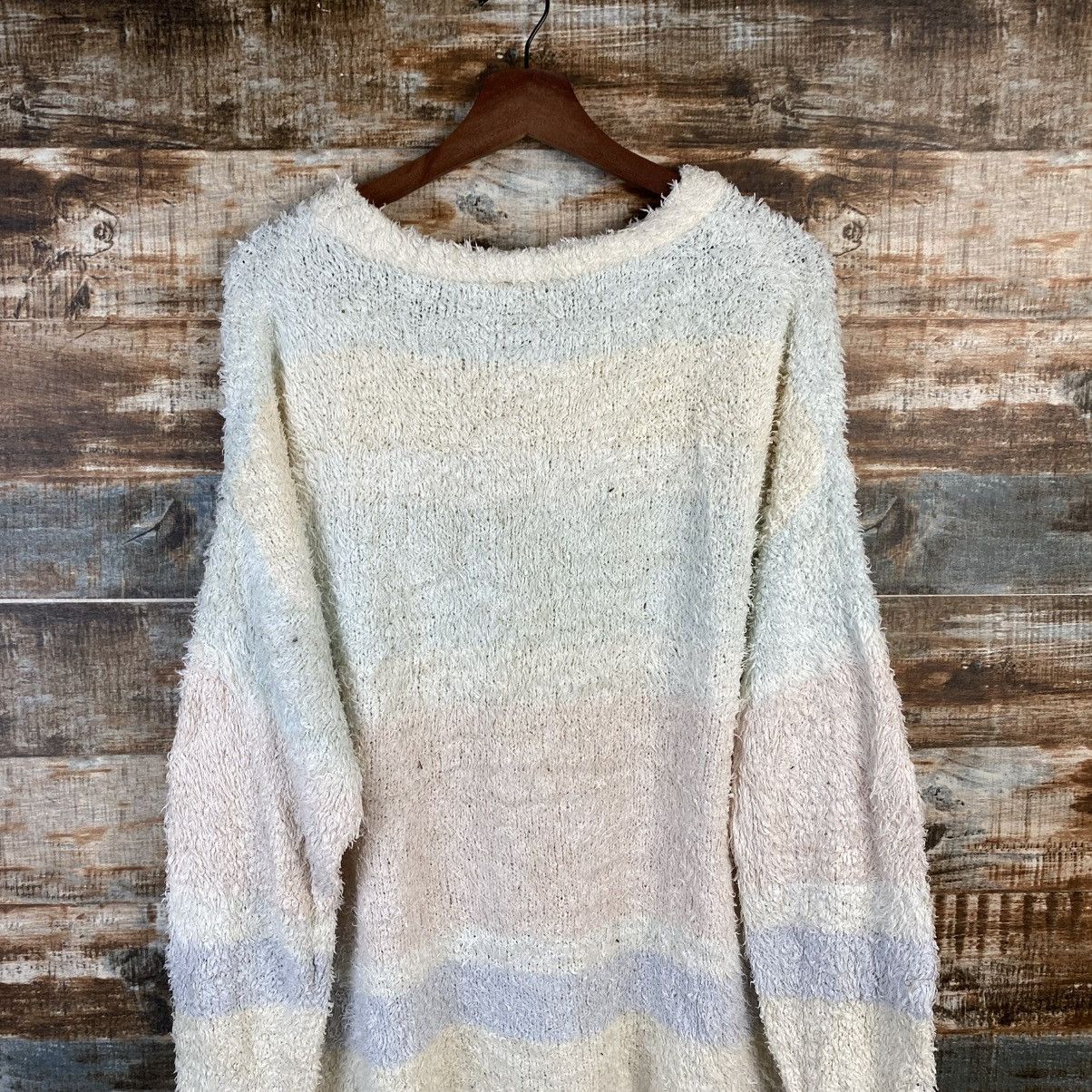 Japanese Brand DL Pique Stripe Multicolor Knitwear #C1054 Size XL / US 12-14 / IT 48-50 - 14 Thumbnail