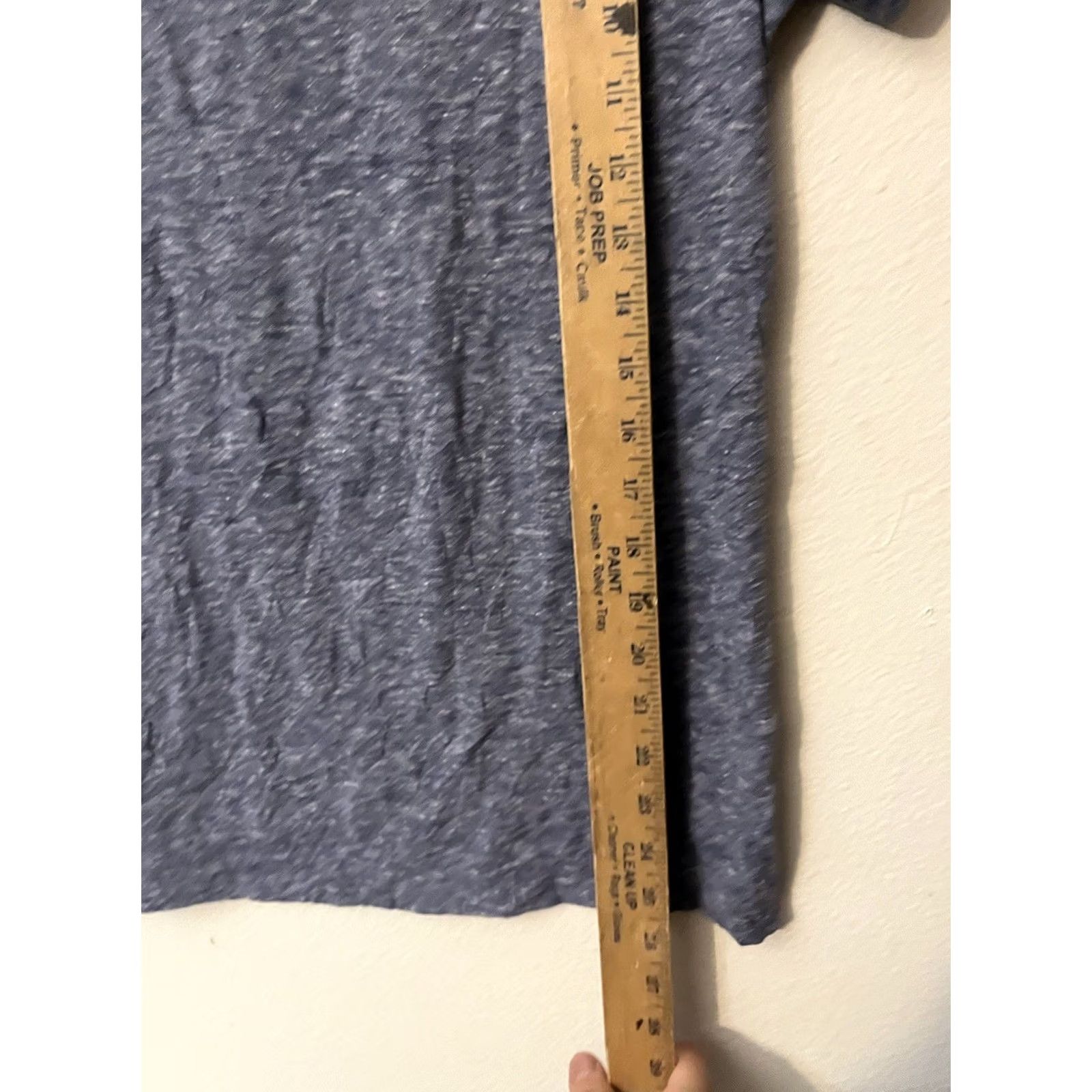 Old Navy Old Navy Shirt Womens Solid Blue Cotton V-Neck Short Sleeve Medium Size M / US 6-8 / IT 42-44 - 6 Thumbnail