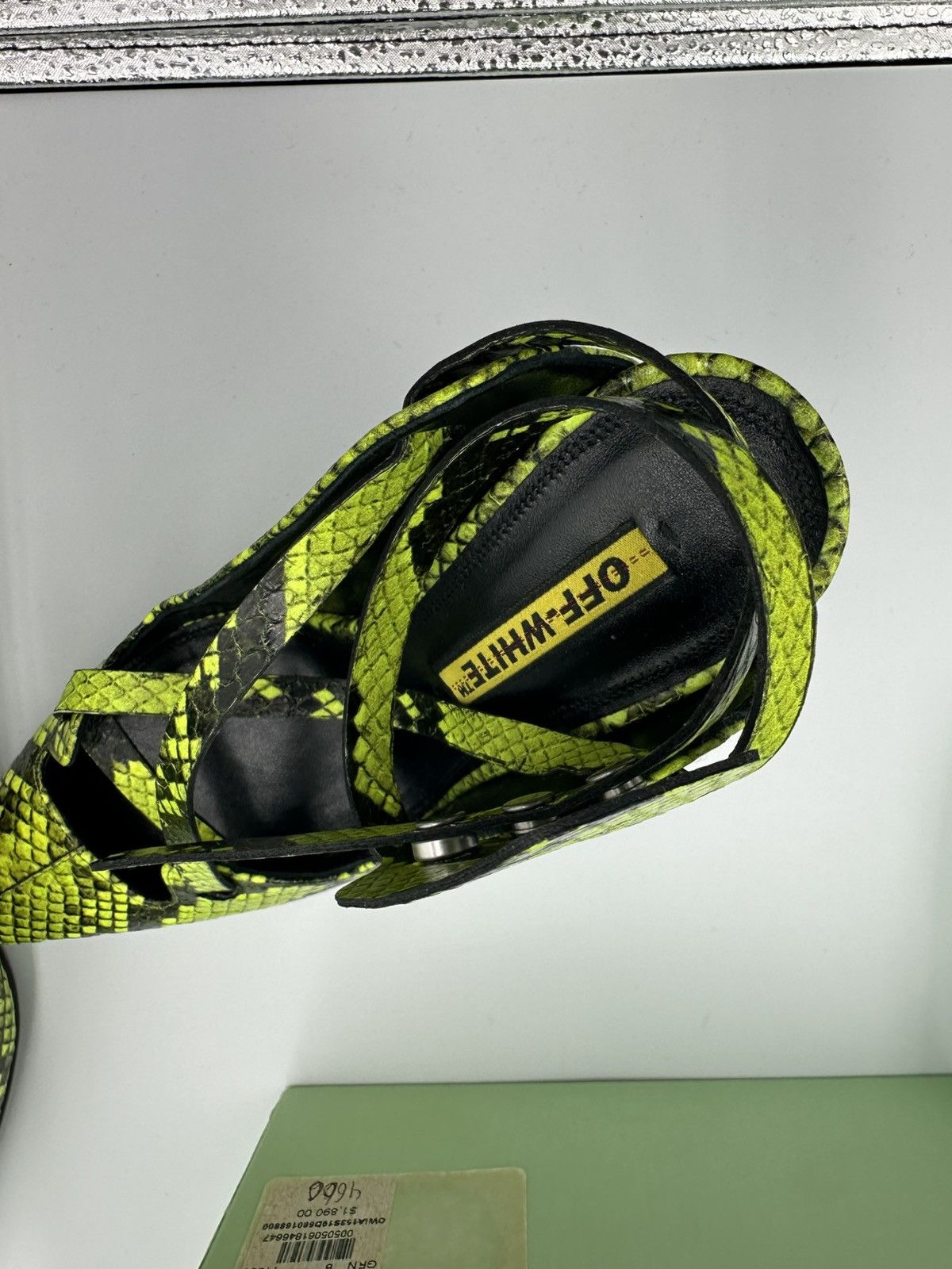 Off-White Off White Snakeskin Heel Size US 6 / IT 36 - 3 Thumbnail
