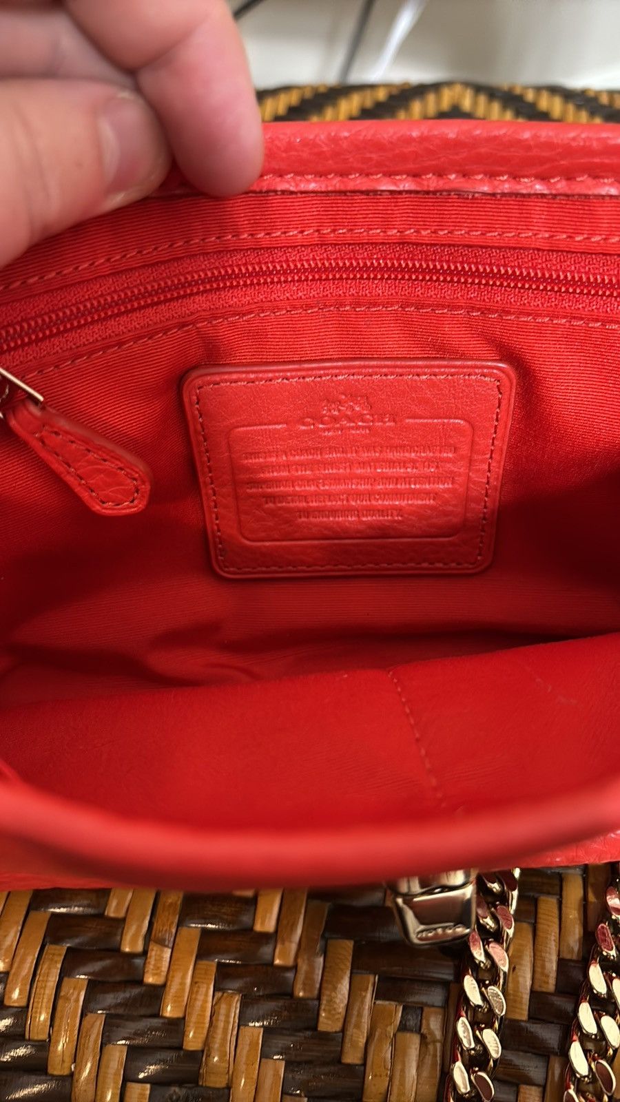 Coach Coach Pebbled Leather Crossbody Bag Size ONE SIZE - 7 Thumbnail