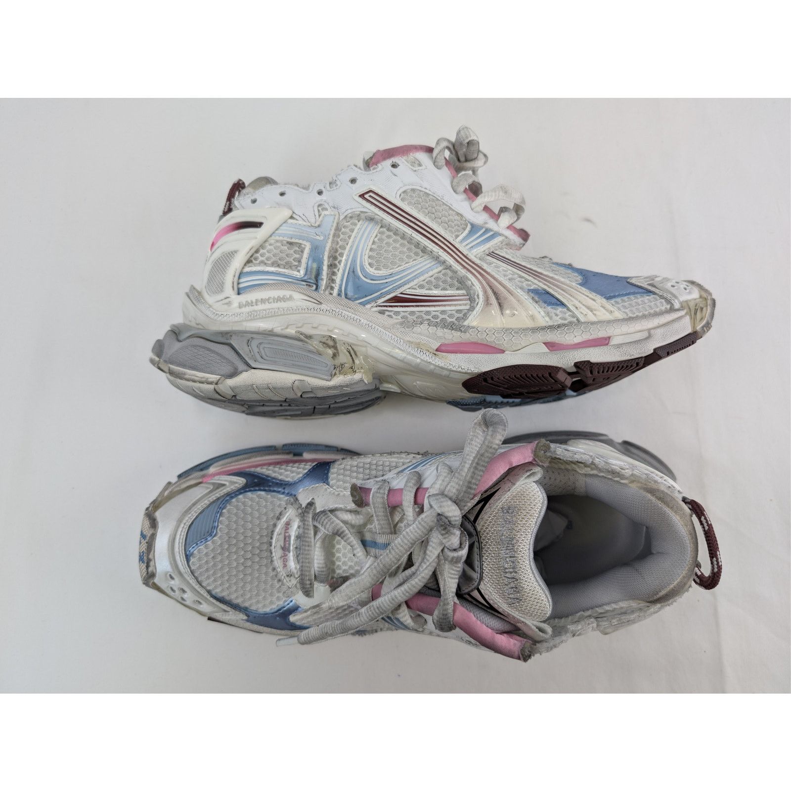 Balenciaga o1rshd1 Q:2 / Runner Gradient Sneaker in Multicolor Size US 9 / EU 42 - 1 Thumbnail