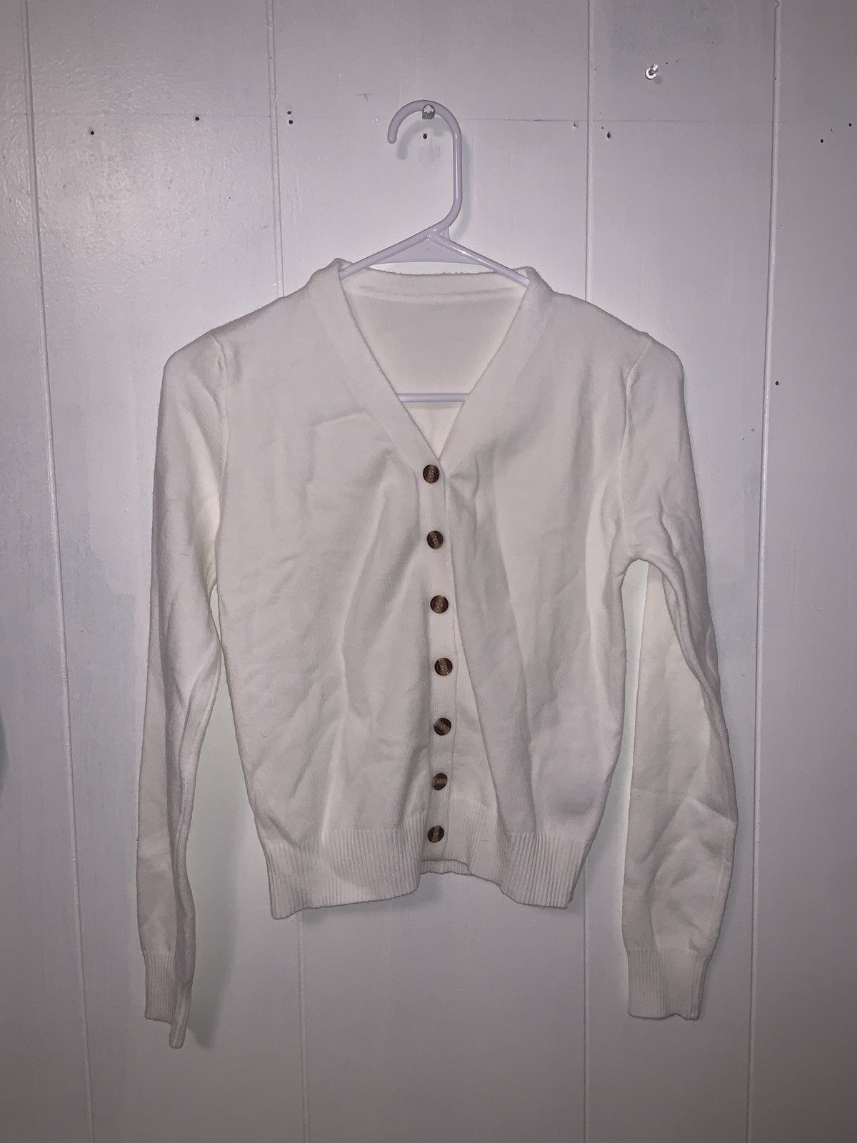 Shein Womens - Casual Short Knotted Cardigan - Size Small Size S / US 4 / IT 40 - 4 Thumbnail