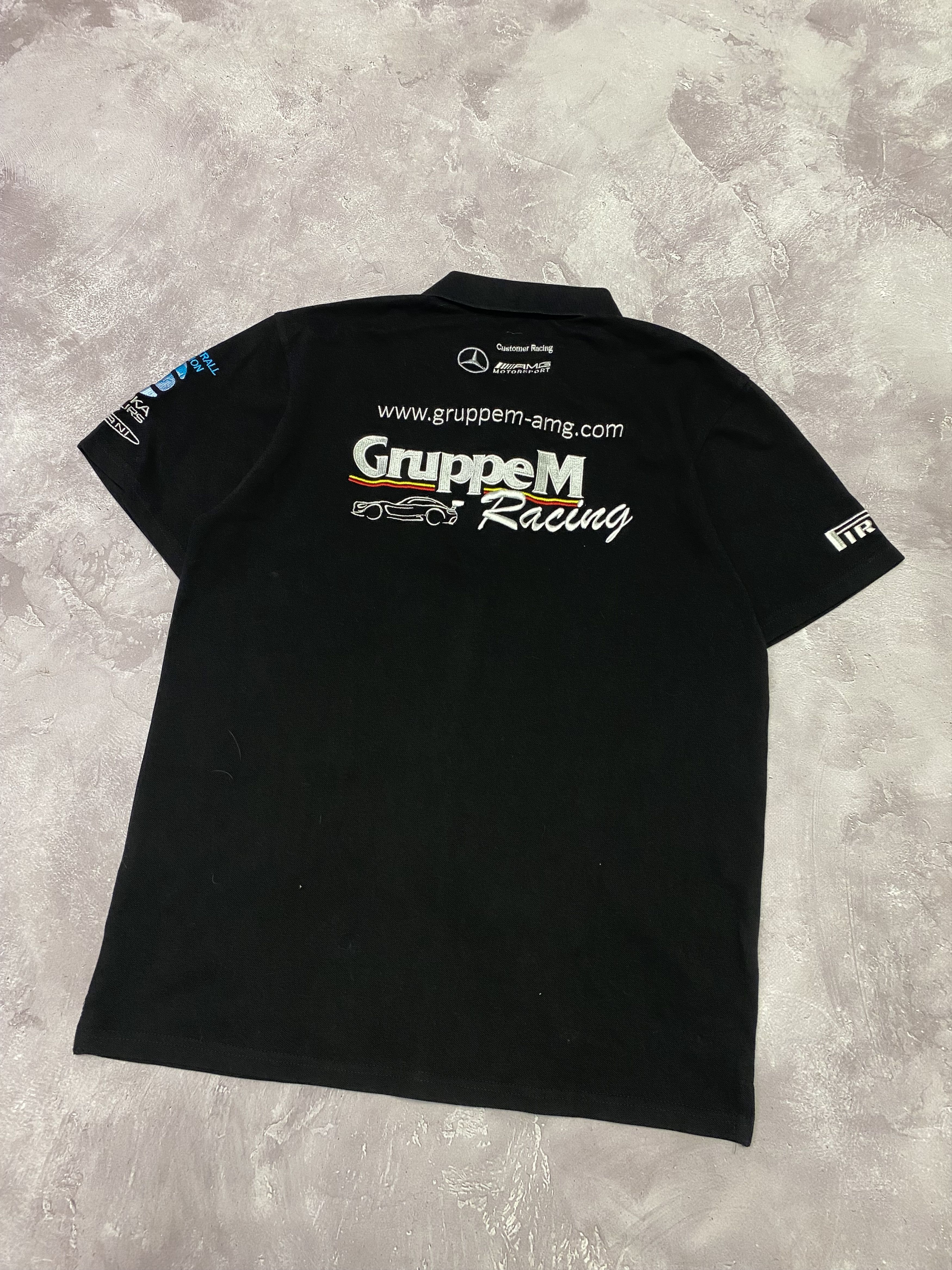 Mercedes-Benz × Vintage Vintage Mercedes Benz AMG Motorsport Polo T-Shirt Size US L / EU 52-54 / 3 - 7 Thumbnail