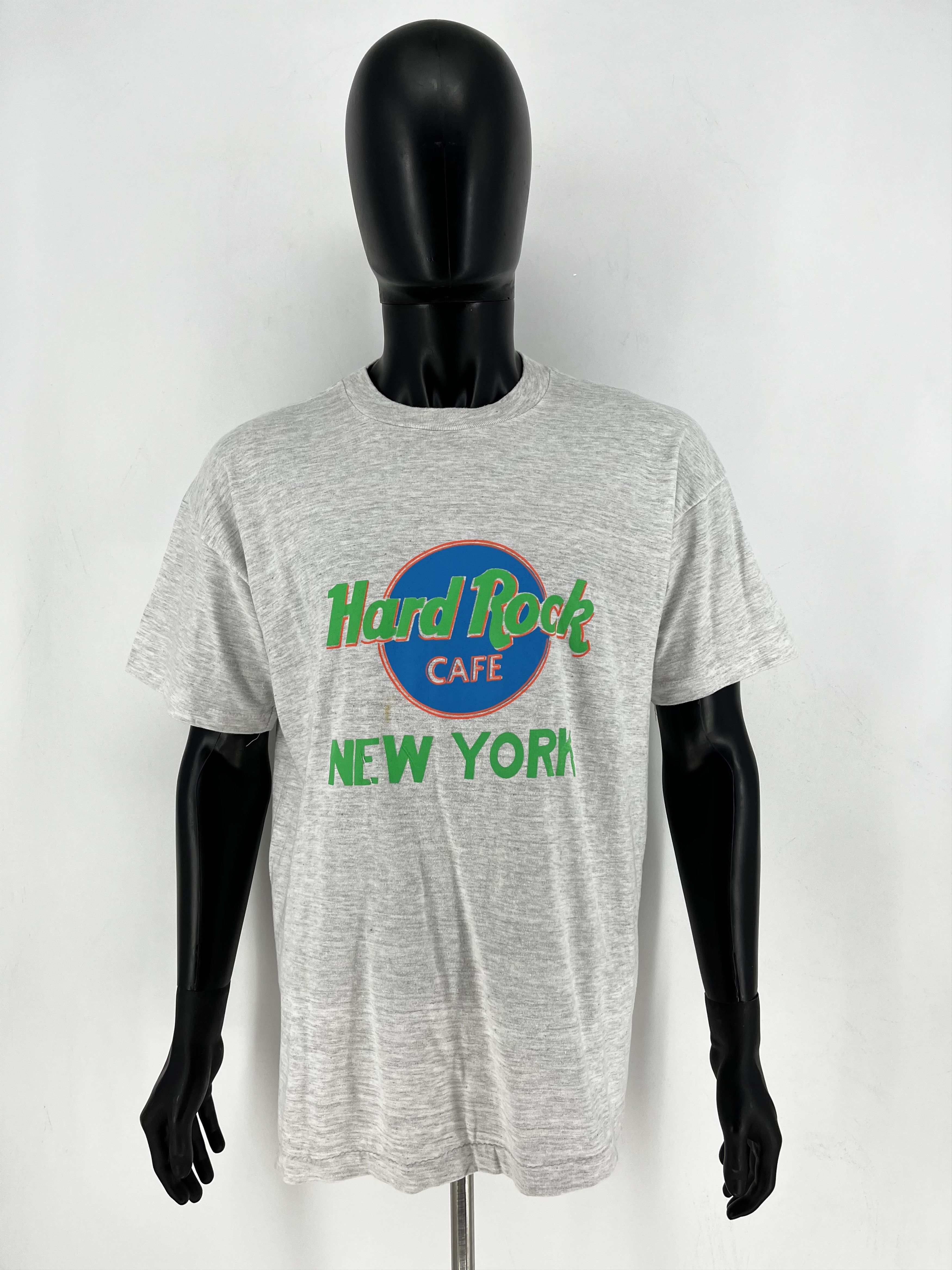 Band Tees Hard Rock Cafe New York Worn SINGLE STITCH Neon Colorway Size US M / EU 48-50 / 2 - 3 Thumbnail