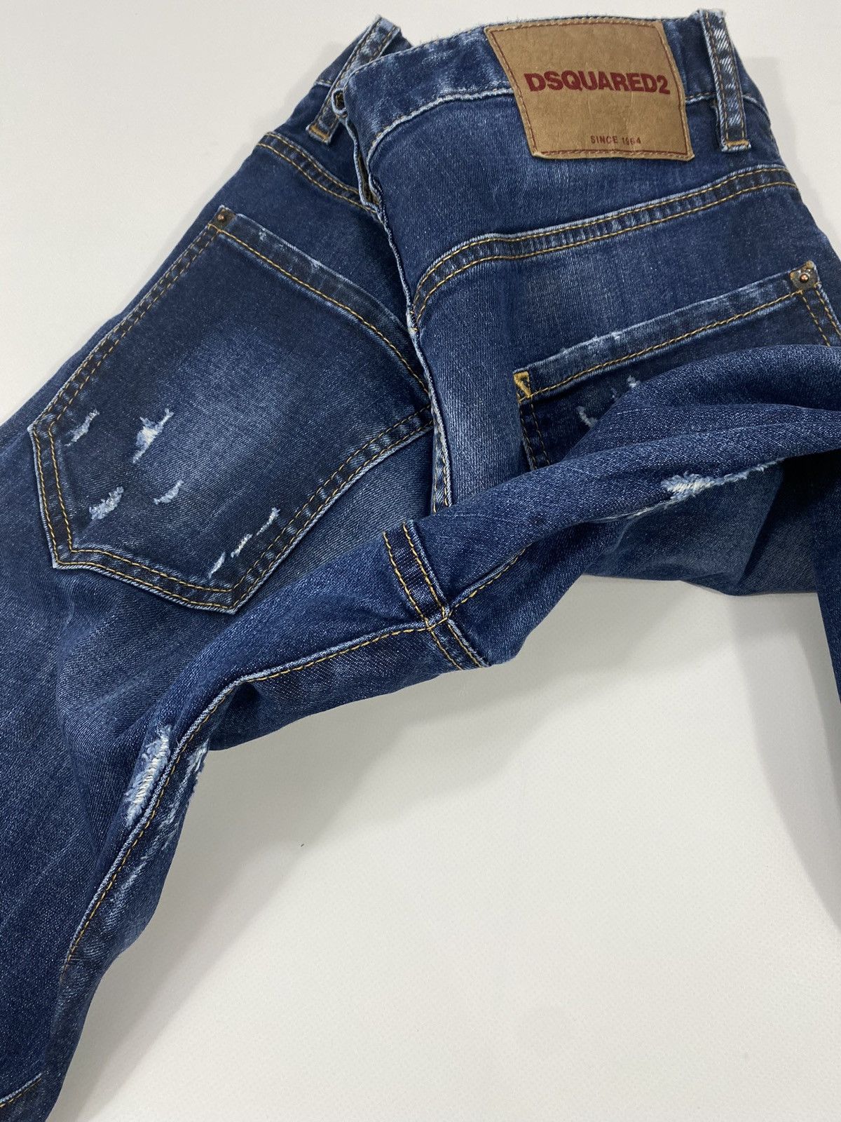 Dsquared2 Dsquared D2 Sexy Twist Jeans Distressed 3D Ripped Pants Size US 32 / EU 48 - 24 Thumbnail