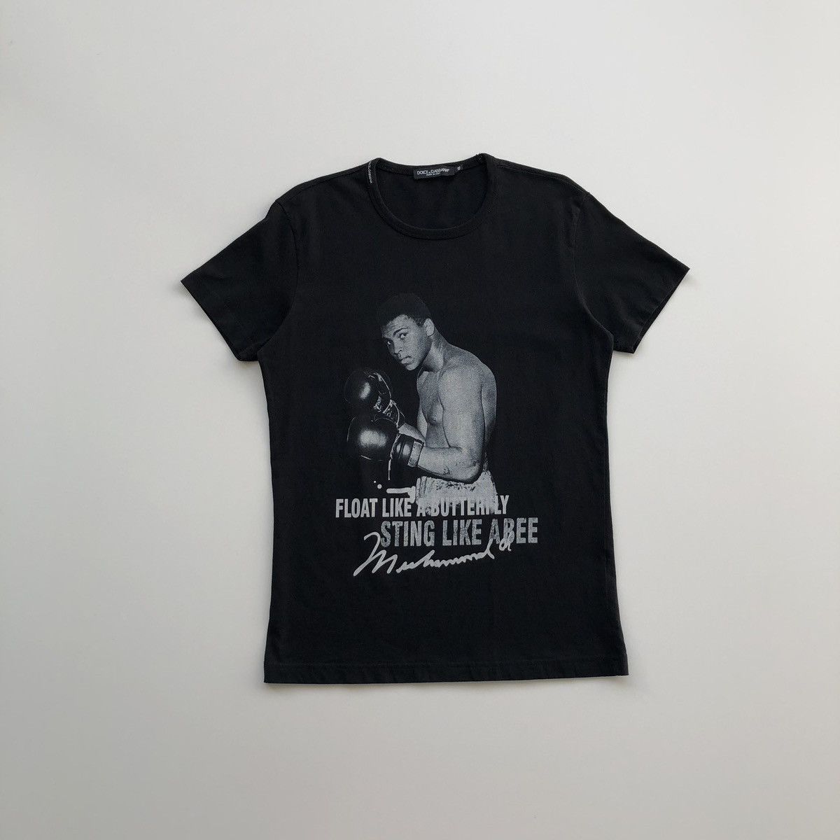 Designer × Dolce & Gabbana Dolce & Gabbana Muhammad Ali Butterfly Slim Fit T-Shirt Rare Size US M / EU 48-50 / 2 - 1 Thumbnail