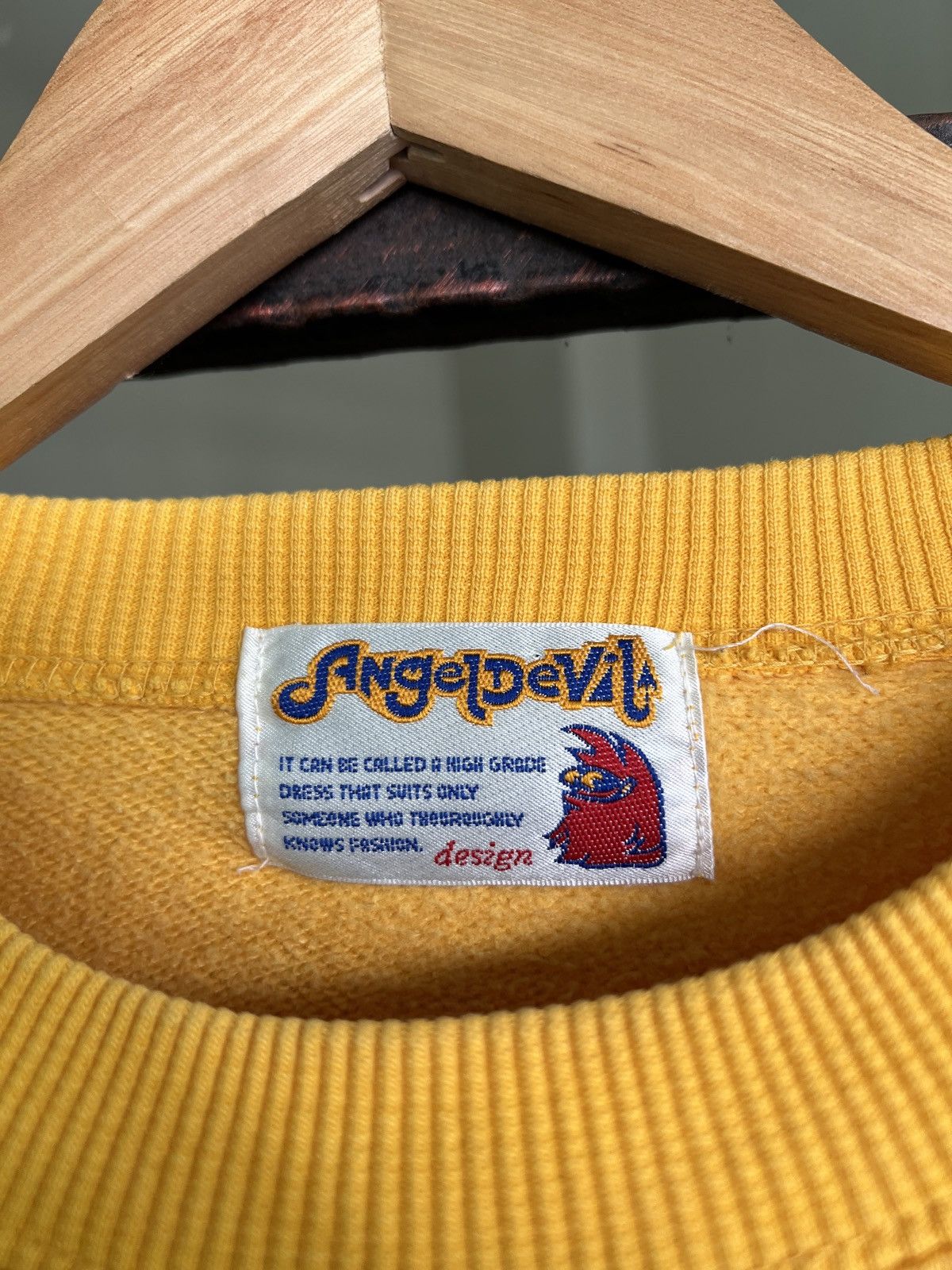 Japanese Brand vintage 90's angle devil Y2K design sweatshirt crewneck Size US L / EU 52-54 / 3 - 8 Thumbnail