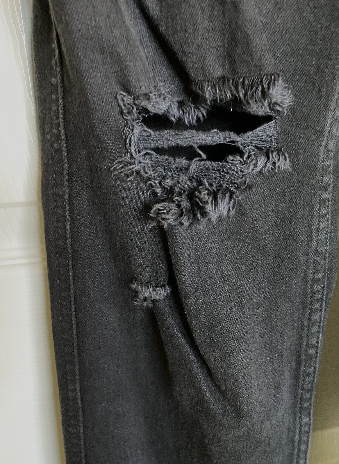 Represent Clo. Represent Clo R1 Destroyer Black Denim Jeans Size 32 Size US 32 / EU 48 - 6 Thumbnail