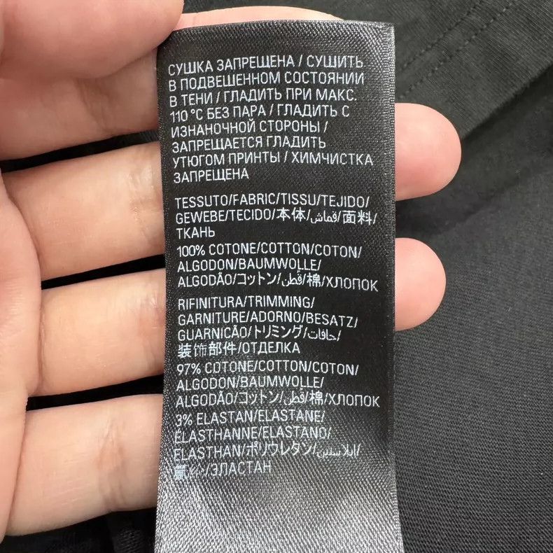 Balenciaga Balenciaga Reflective Letter Print Short Sleeve Size US M / EU 48-50 / 2 - 5 Thumbnail
