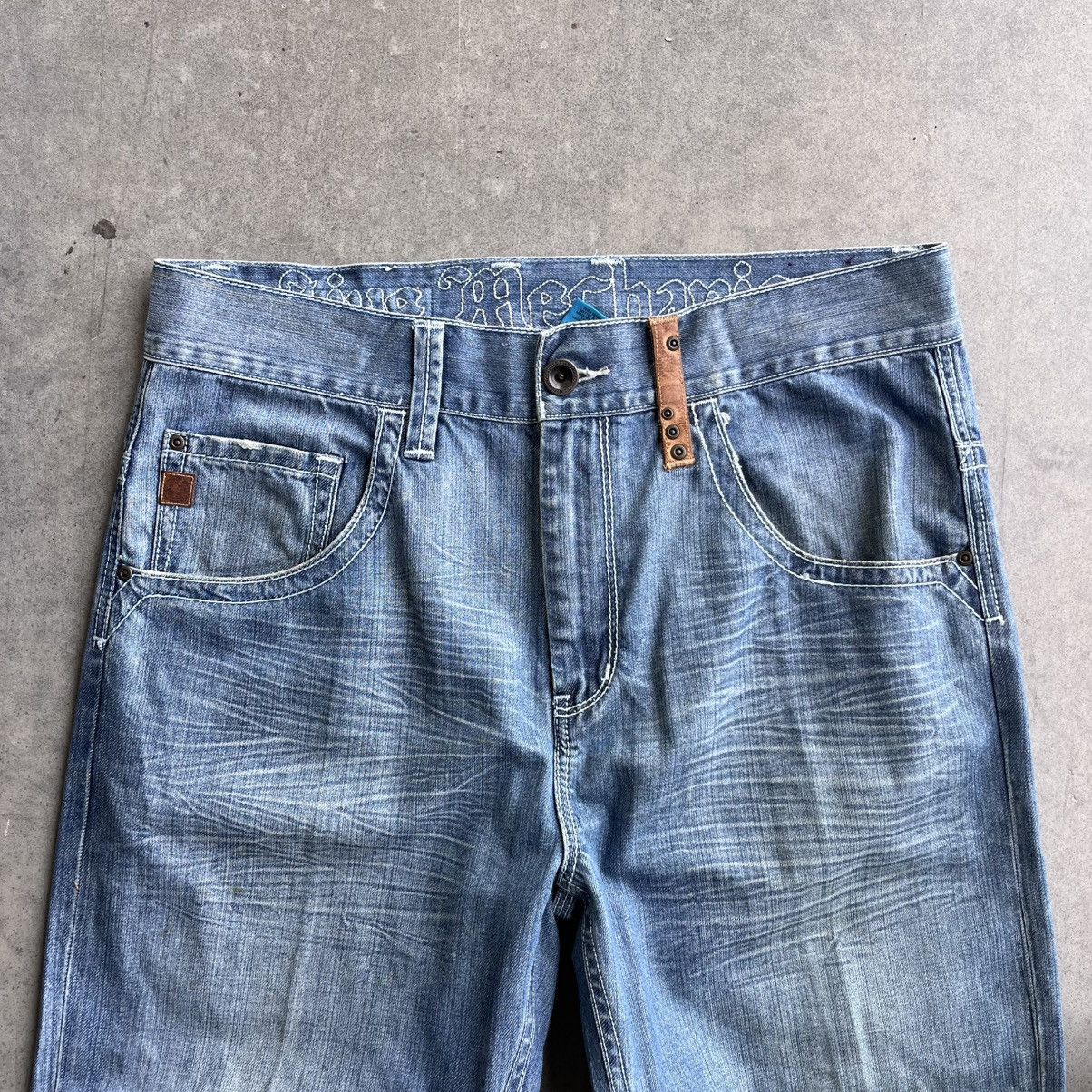 Southpole Crazy Y2K Live Mechanics 40x38 Ultra Baggy Wide leg Denim Size US 38 / EU 54 - 4 Thumbnail
