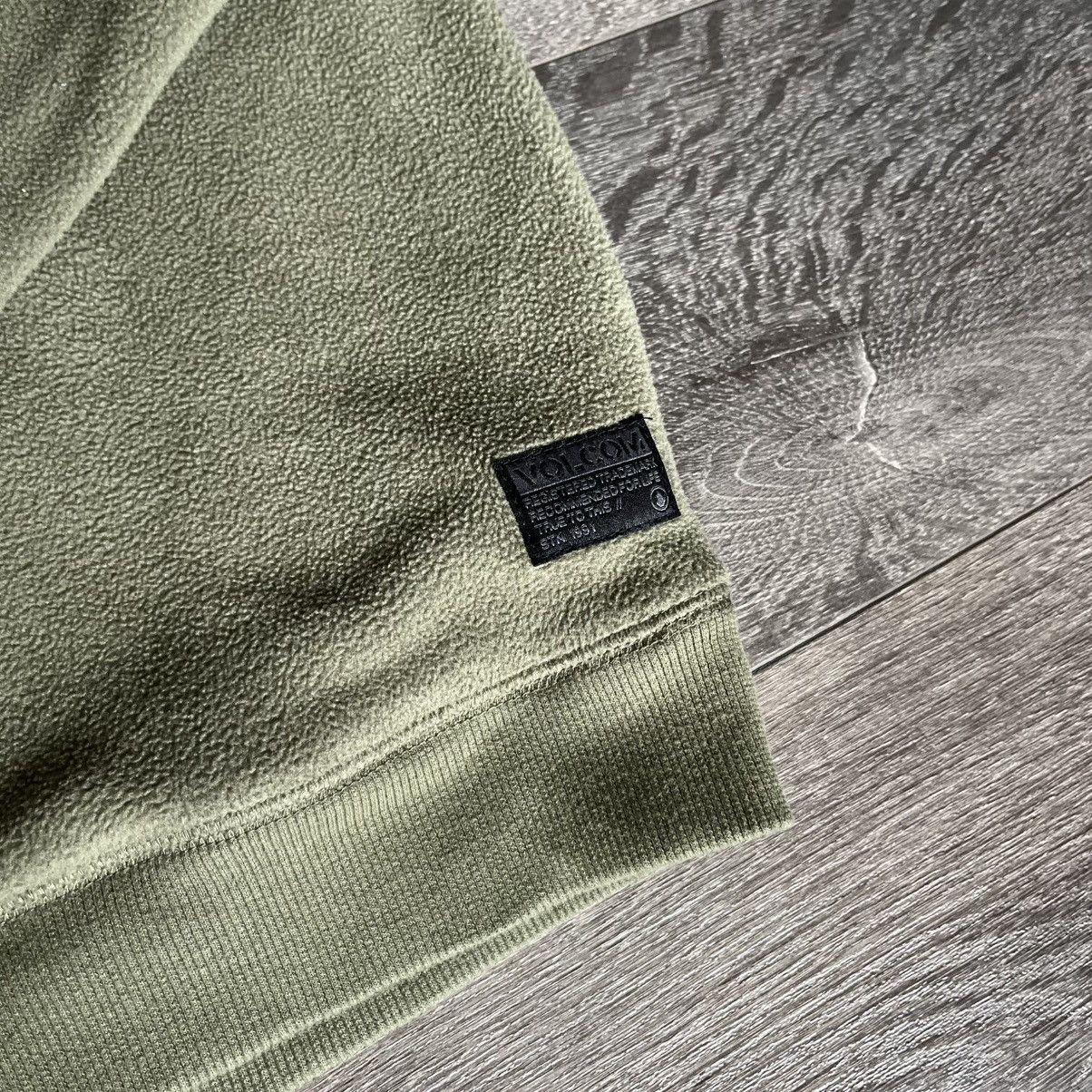 Volcom Vintage Volcom Skateboards 1/2 Half Zip Fleece Hooded Jacket Size US S / EU 44-46 / 1 - 7 Thumbnail