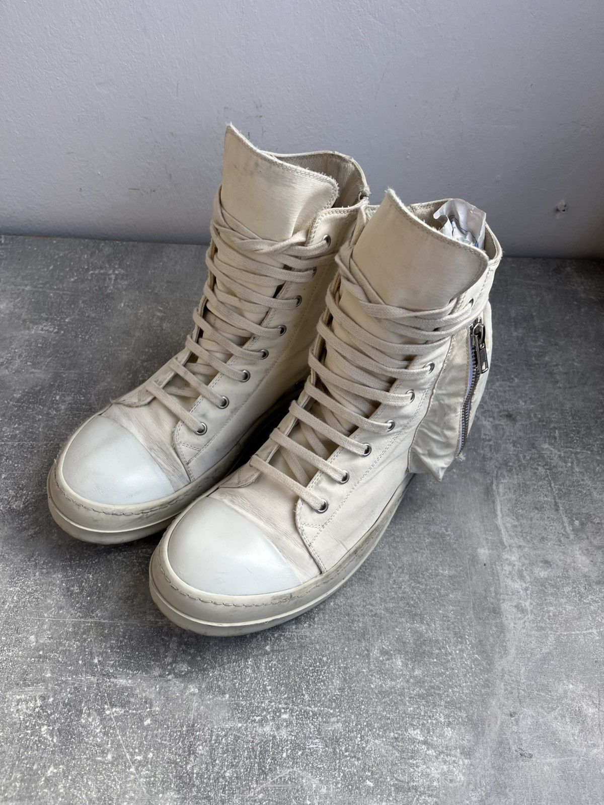Rick Owens Rick owens ramones Size US 7 / EU 40 - 2 Thumbnail