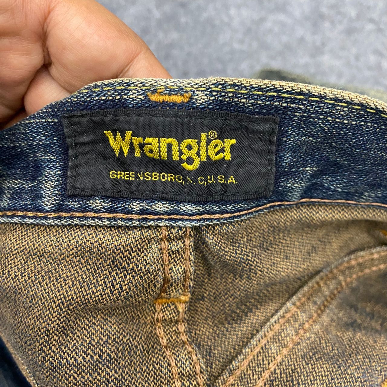 Wrangler 💥Best Offer💥Vintage Wrangler Distressed Denim Size US 29 - 19 Thumbnail