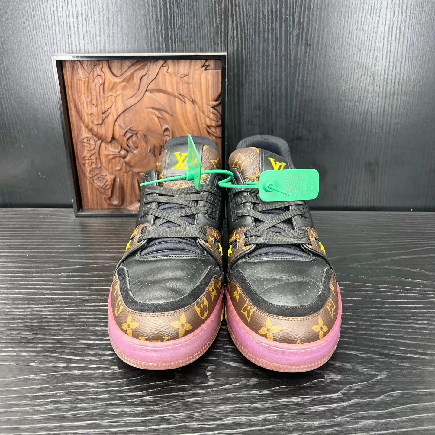 Louis Vuitton LV Trainer Lakers Purple Gold US9 EU43 New Box Size US 10 / EU 43 - 2 Thumbnail