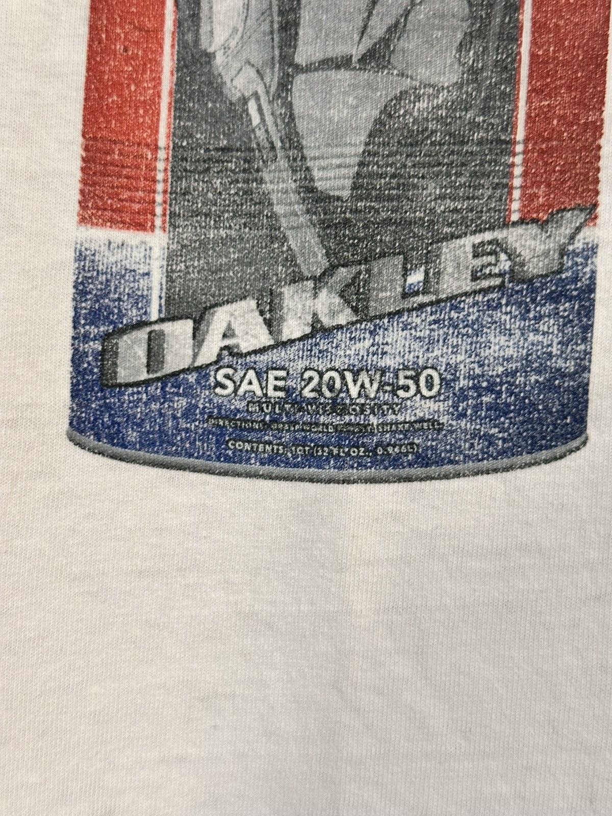 Oakley Thrashed 00s Oakley Product of Mad Science T-shirt Size US XL / EU 56 / 4 - 3 Thumbnail