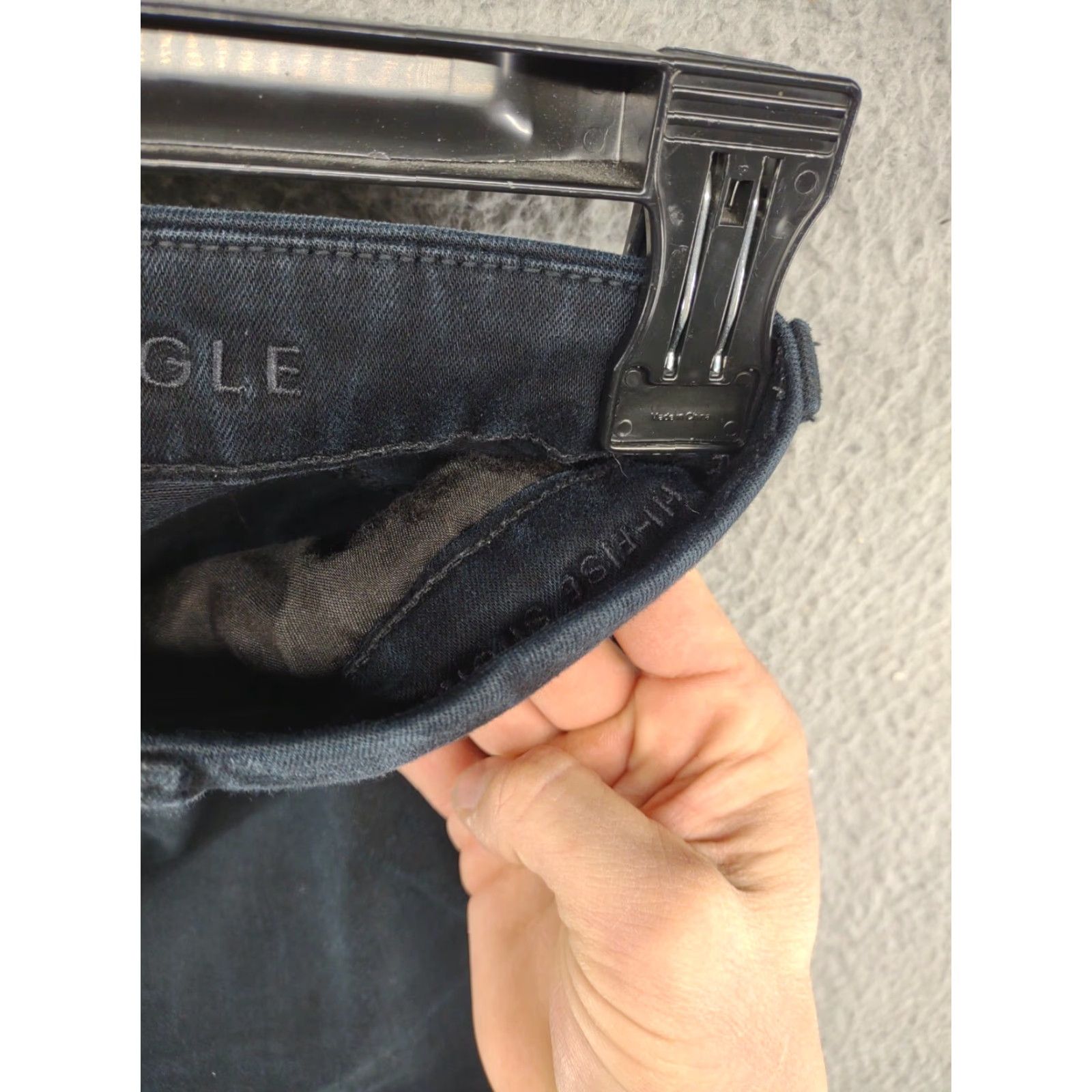 American Eagle Outfitters American Eagle Black Wash Curvy High Rise Shortie Next Level Stretch SZ 2 Women Shorts XS? Size 26" / US 2 / IT 38 - 5 Thumbnail