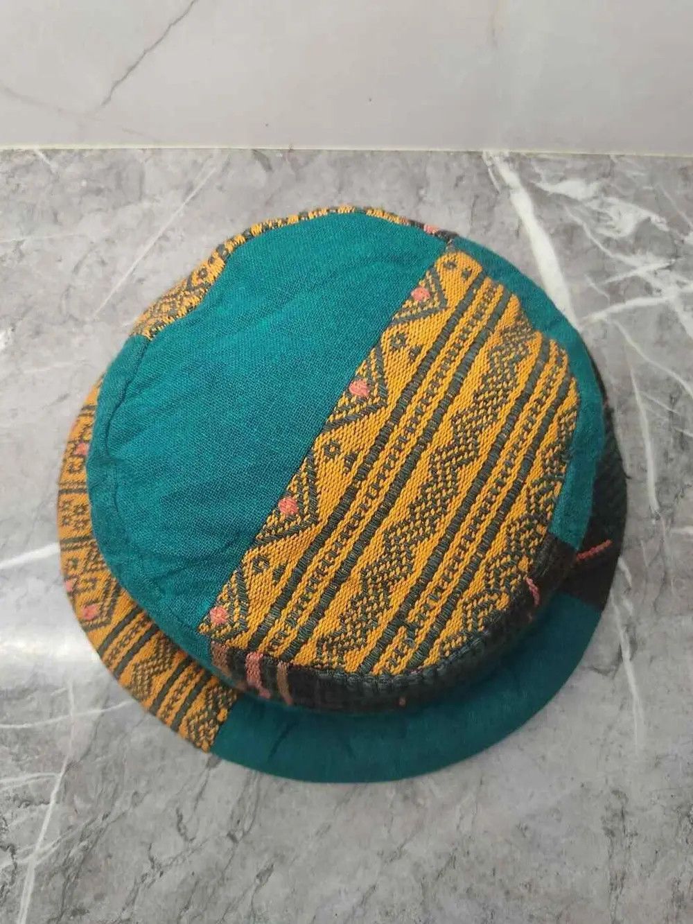 Japanese Brand × Vintage Vintage 90s Patchwork Hat Cap Size ONE SIZE - 3 Thumbnail