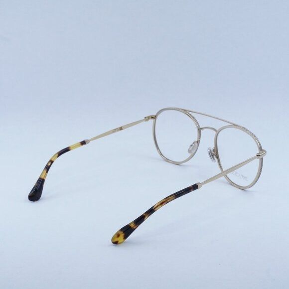 Jimmy Choo Jimmy Choo JC230 0J5G 00 Eyeglasses Gold 51mm Round Frame Size ONE SIZE - 10 Thumbnail