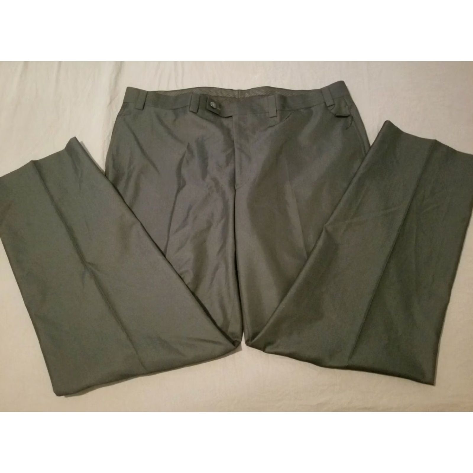 Calvin Klein VINTAGE? Calvin Klein Dress Pants Mens Black 40x32 Chino Slack Trouser Bed? Size US 40 / EU 56 - 3 Thumbnail