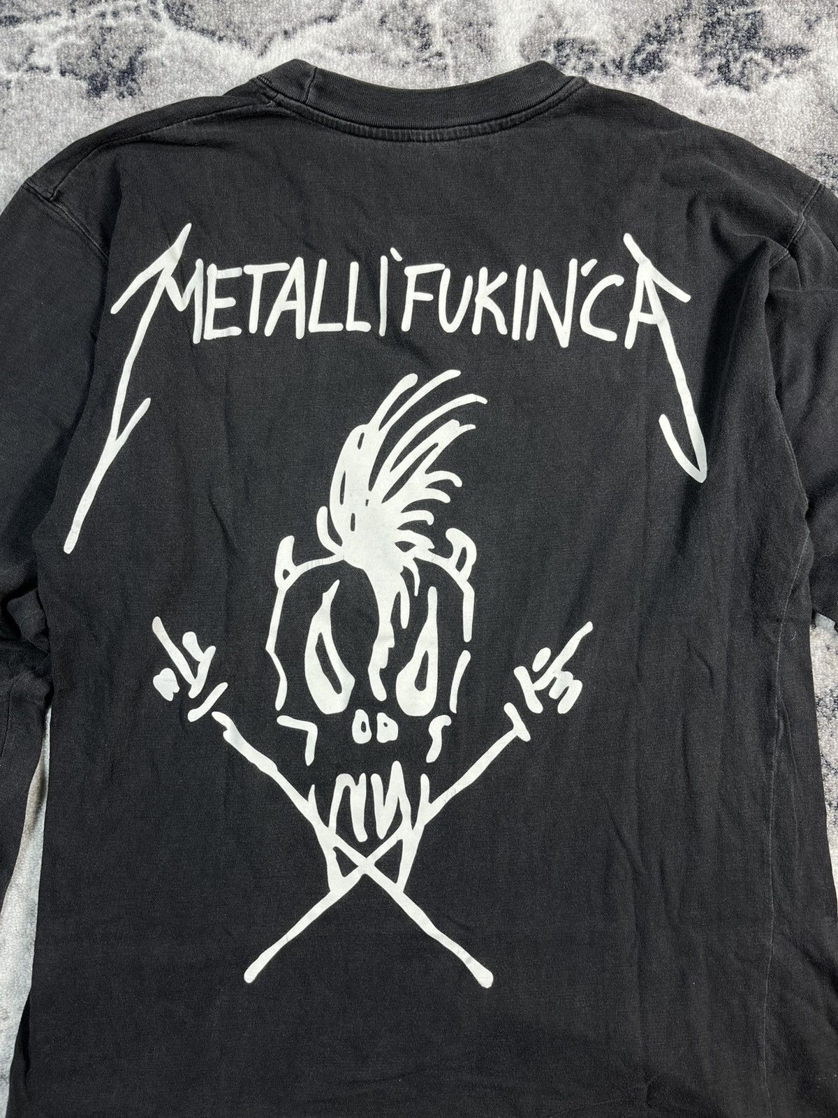 Metallica Vintage Metallica Long Sleeve All Over Print Band Tee Size US L / EU 52-54 / 3 - 16 Thumbnail