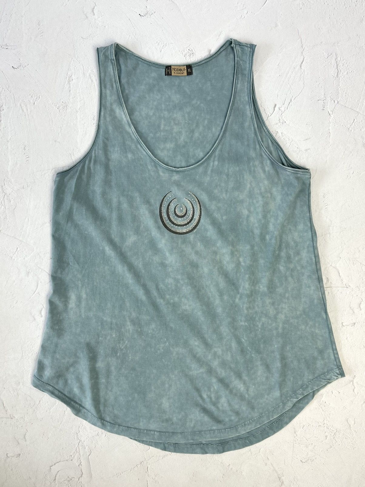 If Six Was Nine Vintage Washed Blue Top Size XL / US 12-14 / IT 48-50 - 1 Thumbnail