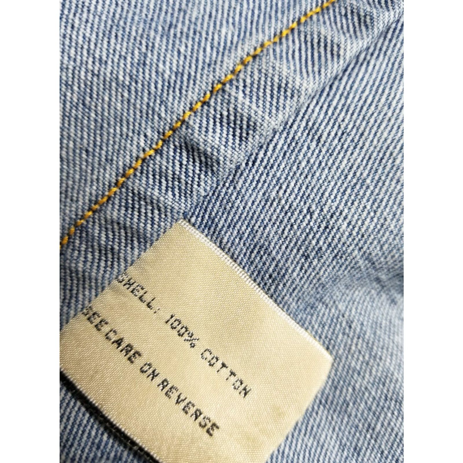 Vintage VINTAGE Hammette Sharp Denim Trucker Jacket Mens XL Blue 80s 90s Button Collar Cotton Mix Casual Jacket Size US XL / EU 56 / 4 - 6 Thumbnail