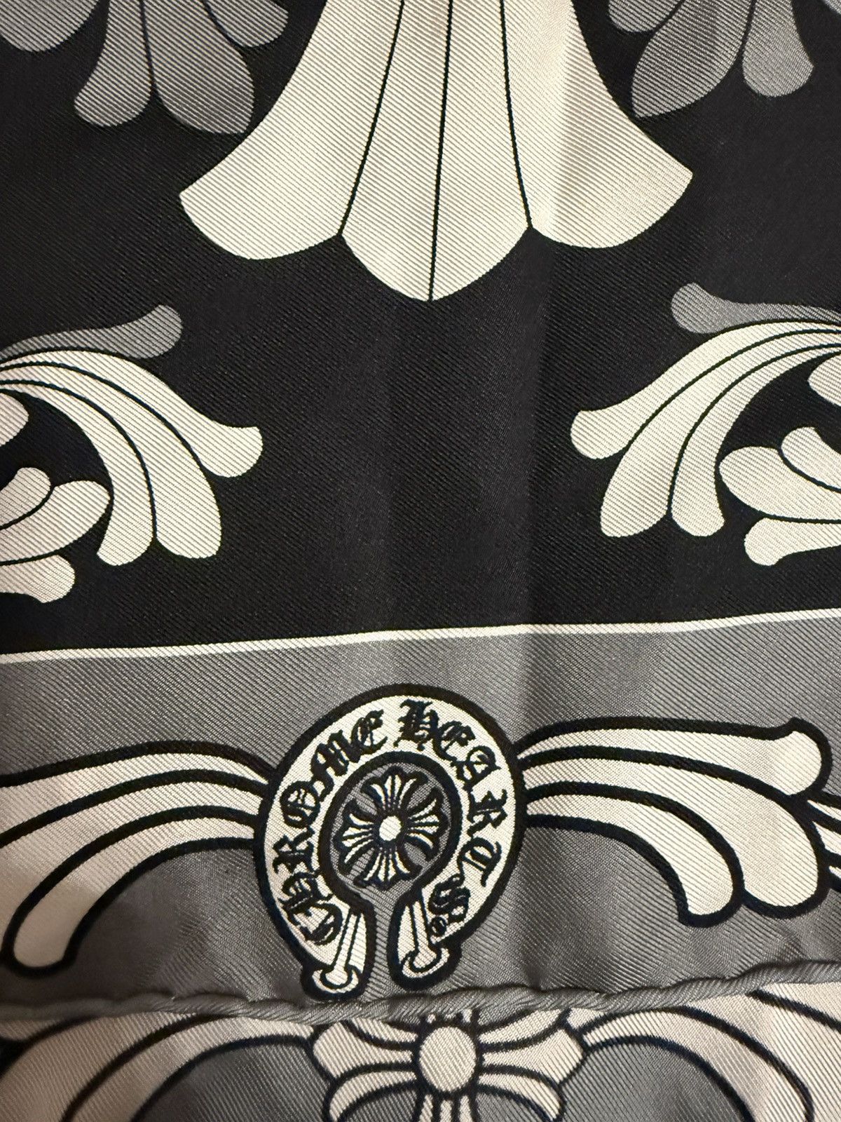 Chrome Hearts Silk chrome hearts scarf Size ONE SIZE - 4 Thumbnail
