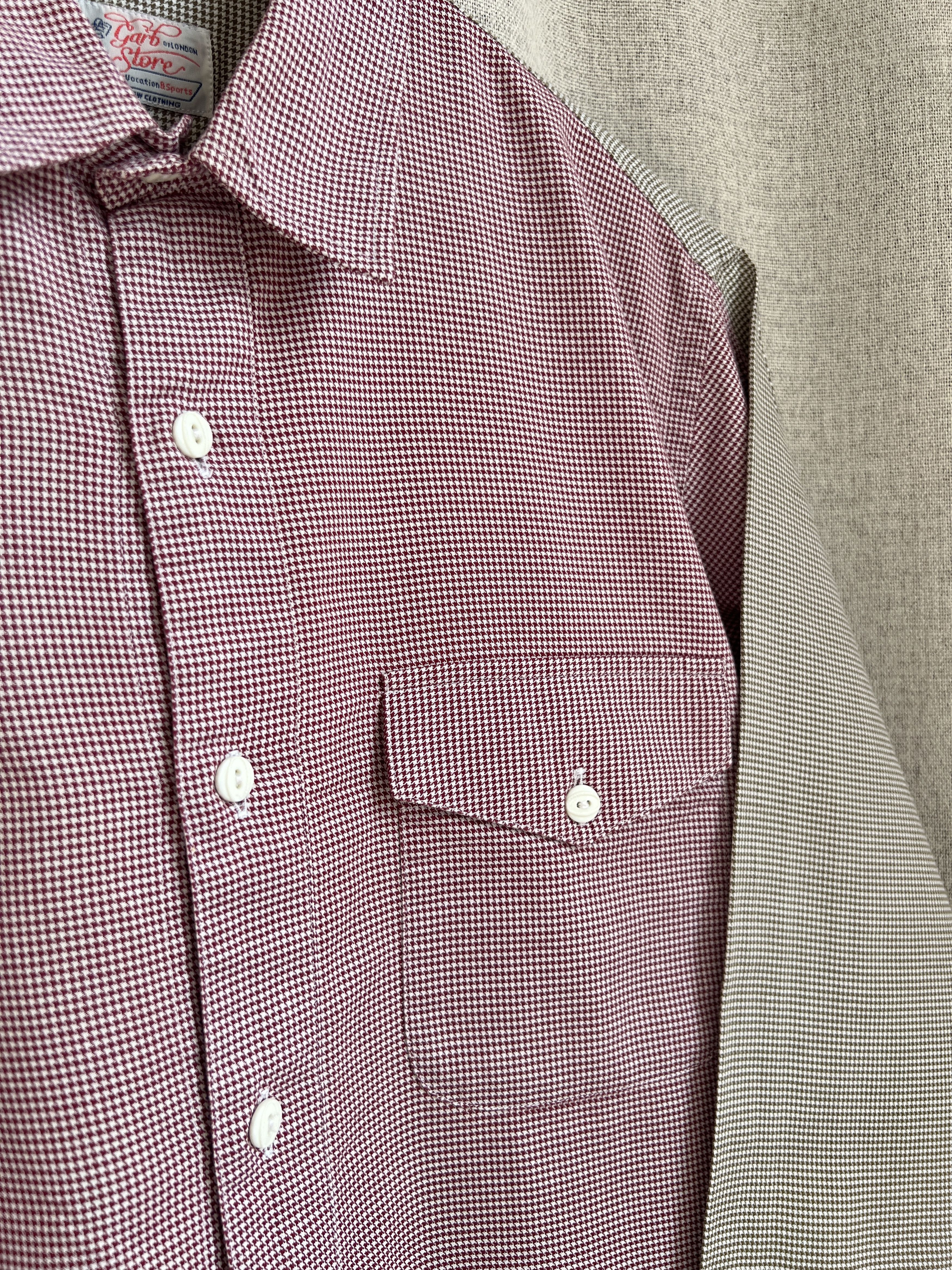 Garbstore Garbstore Two Colored Check Button Down Shirt Size US M / EU 48-50 / 2 - 5 Thumbnail