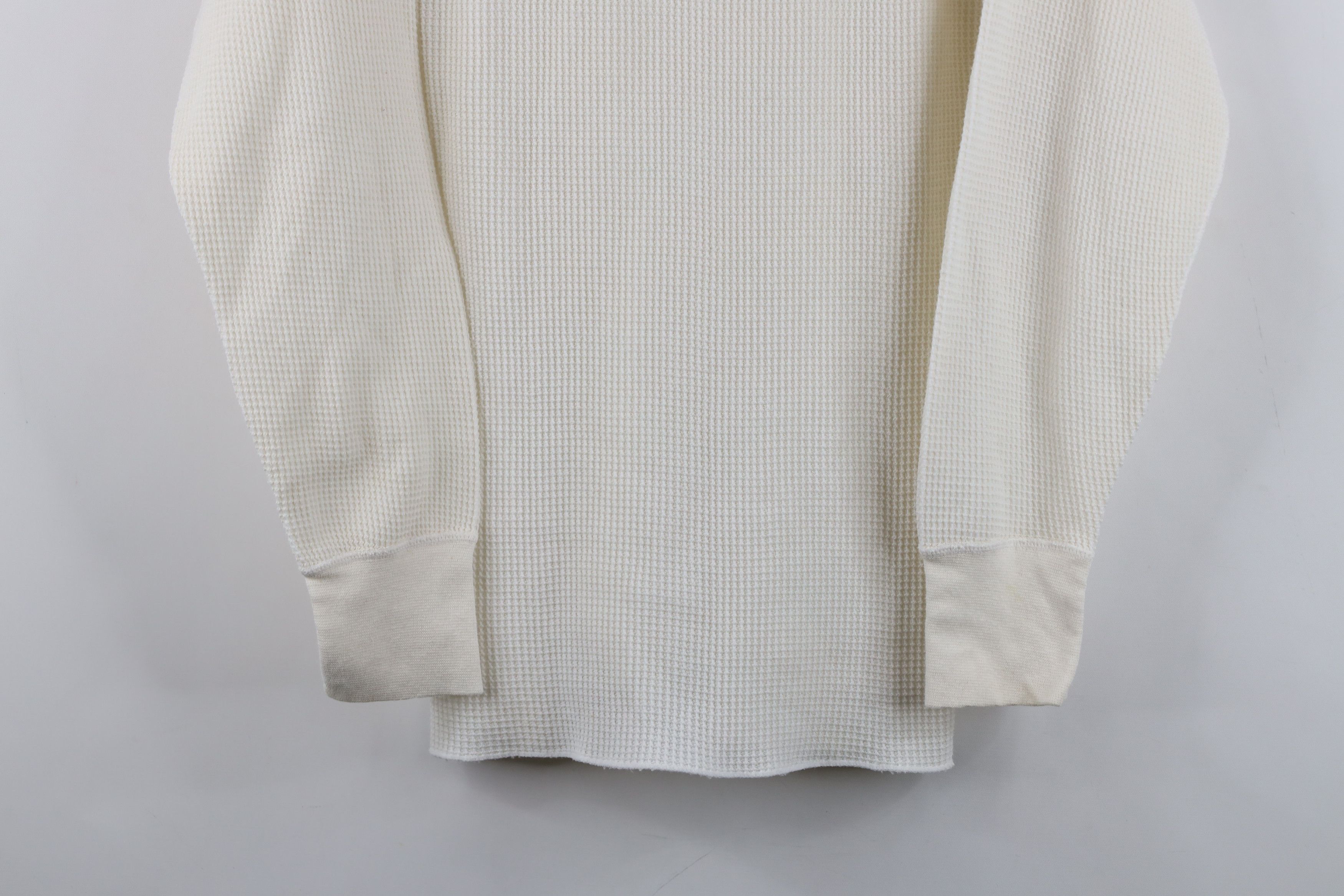 Vintage Vintage 90s Streetwear Waffle Knit Long Sleeve T-Shirt USA Size US XL / EU 56 / 4 - 3 Thumbnail